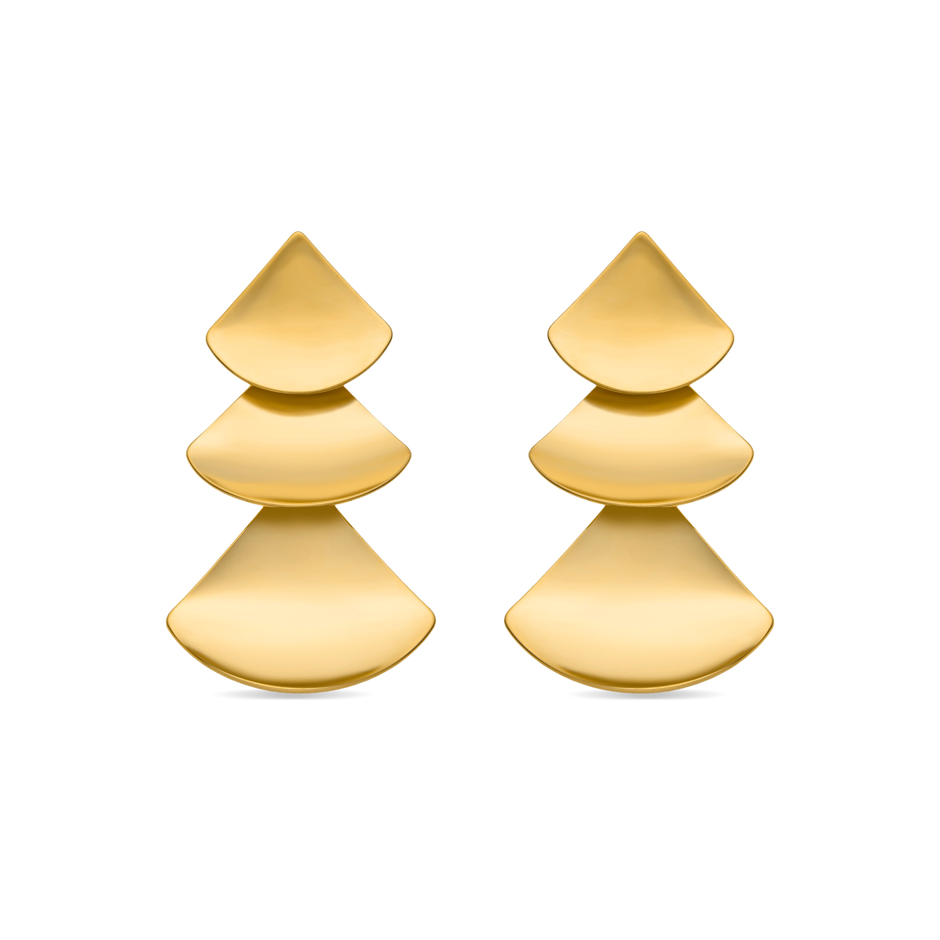 Ohrringe 18k Gold-Finish - Lyoda