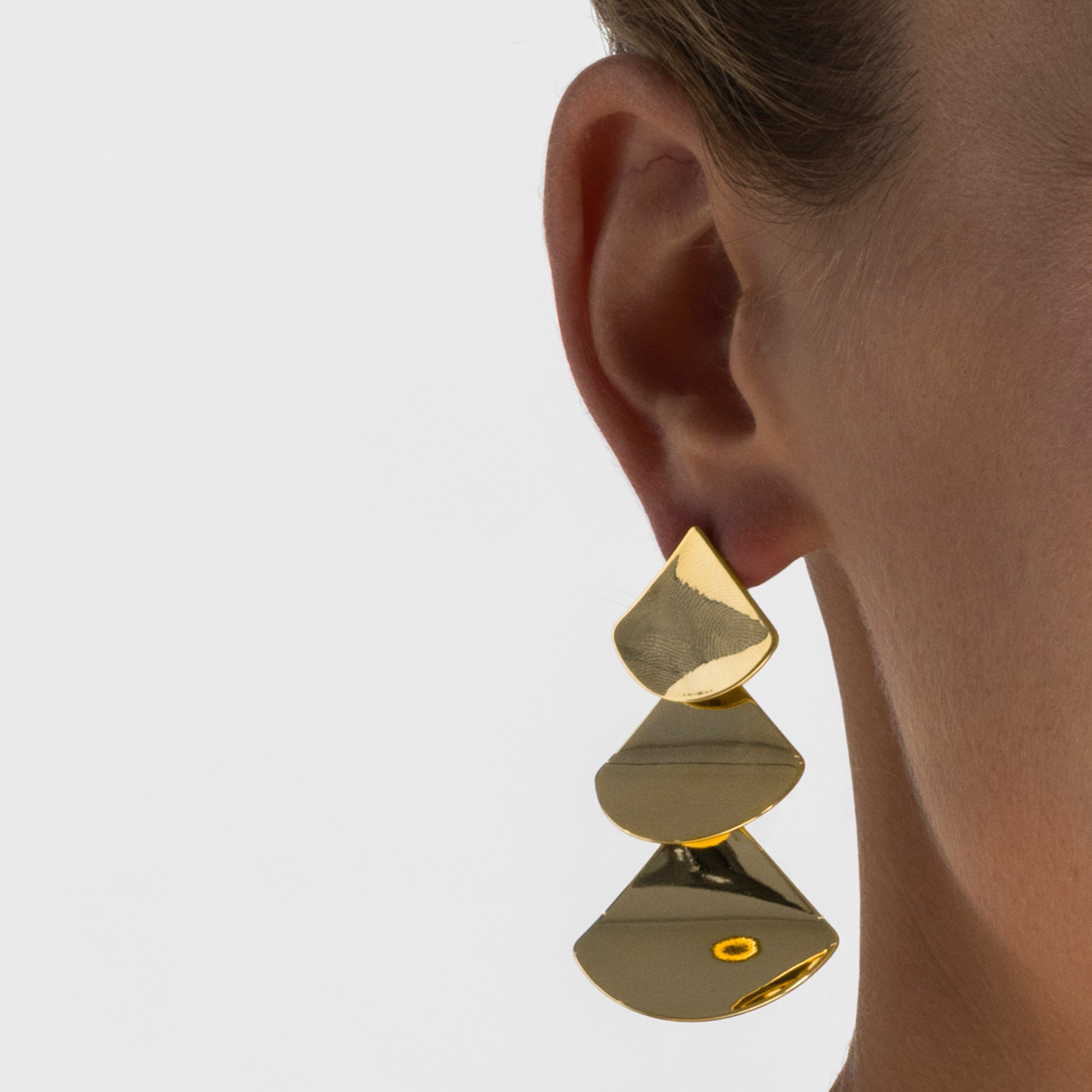 Ohrringe 18k Gold-Finish - Lyoda