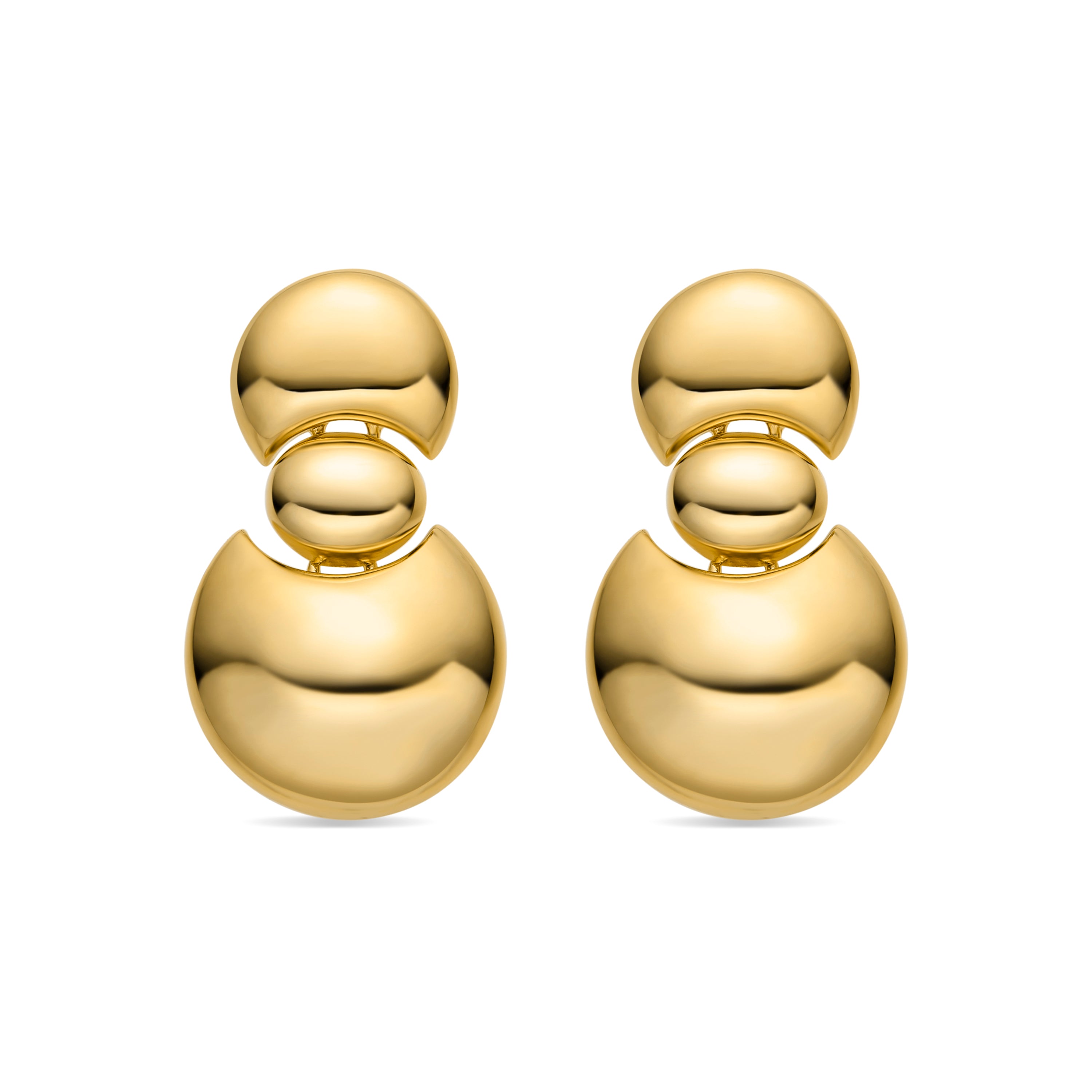 Ohrringe 18k Gold-Finish - Shax
