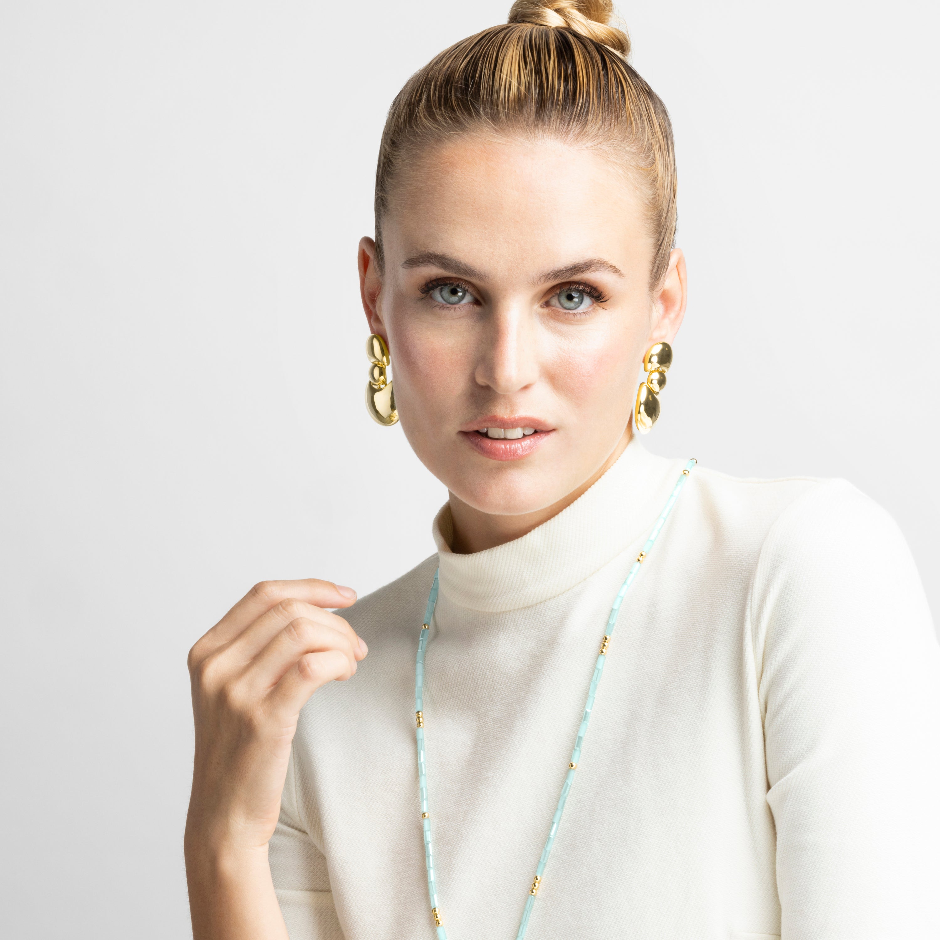 Ohrringe 18k Gold-Finish - Shax