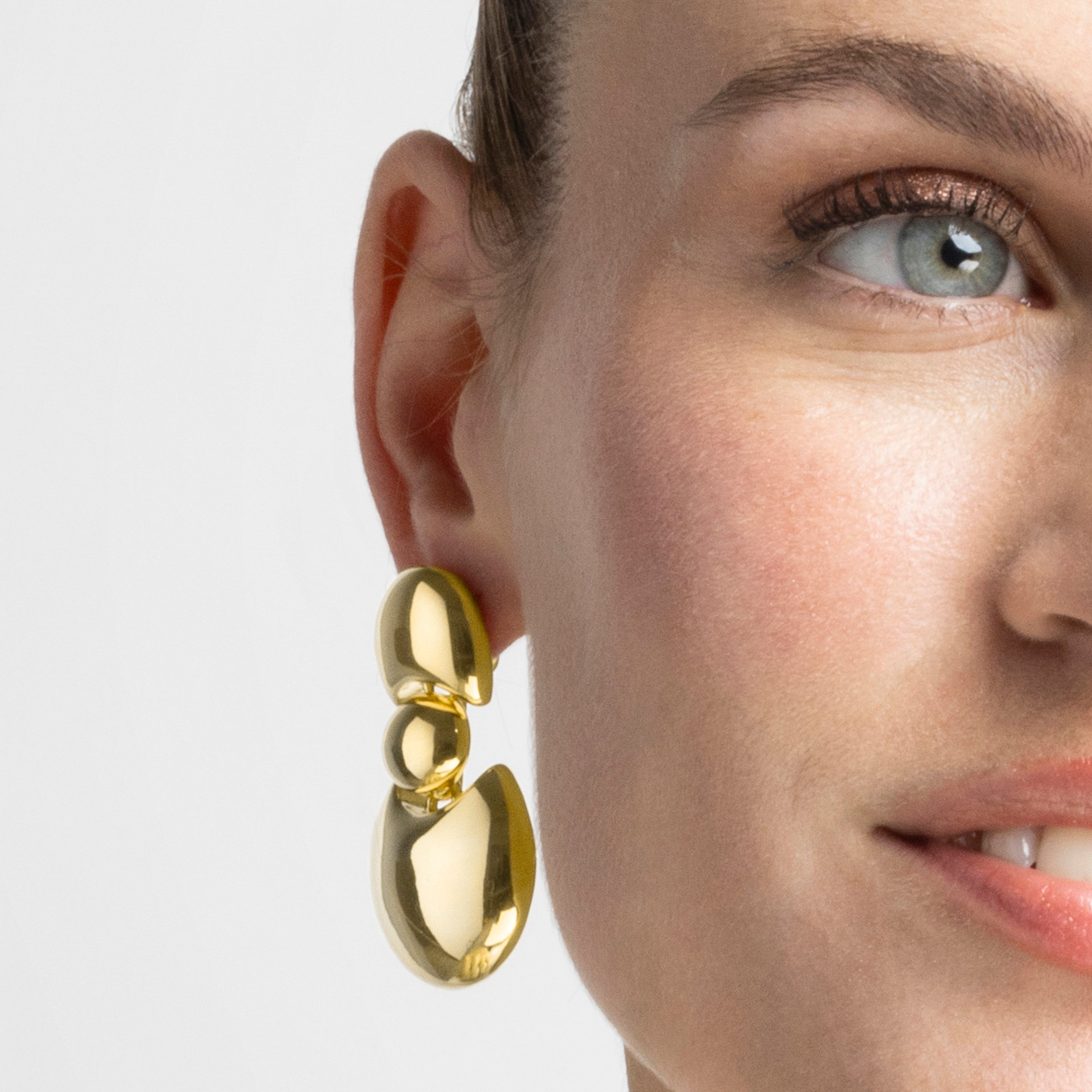 Ohrringe 18k Gold-Finish - Shax