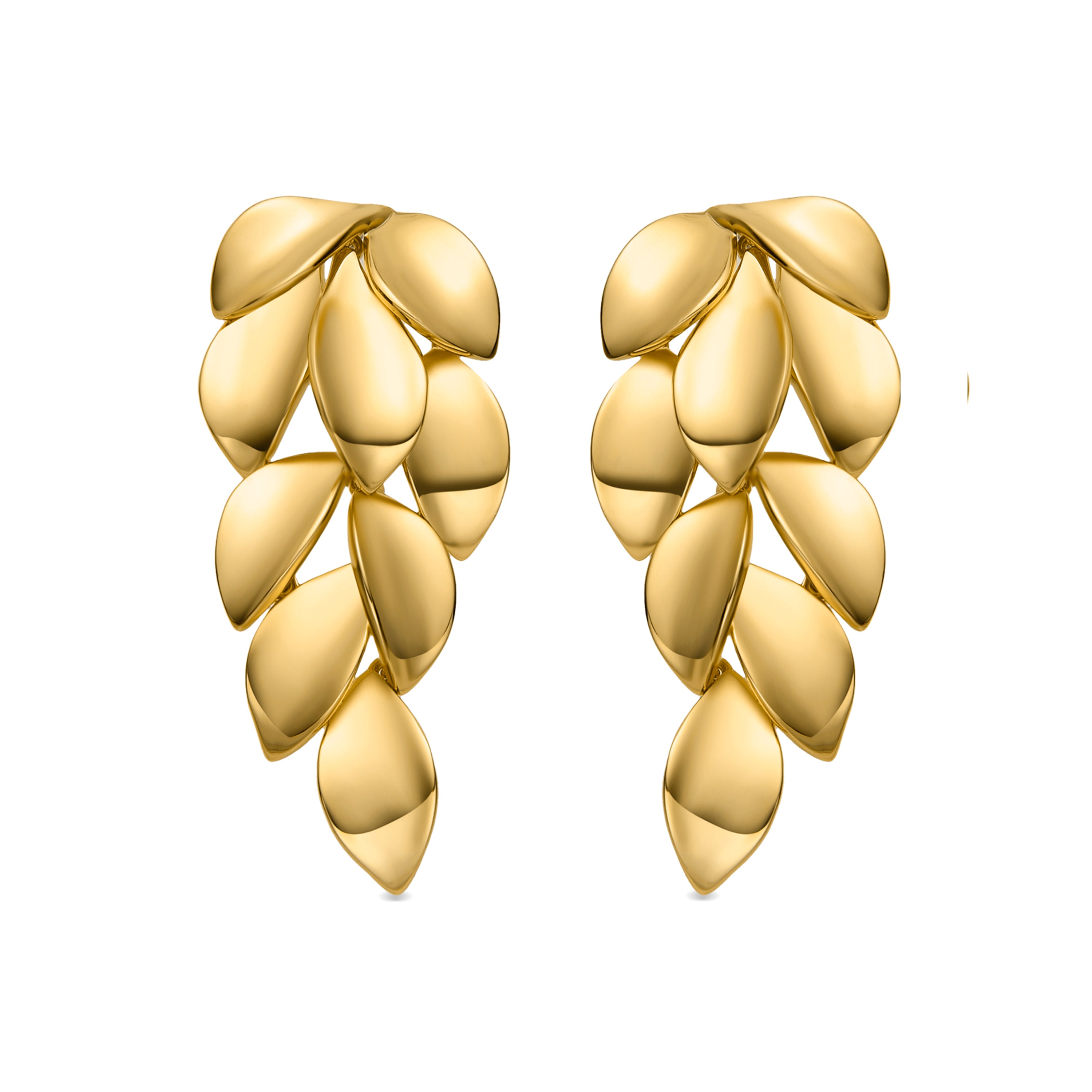 Brincos acabamento ouro 18k - Nafir