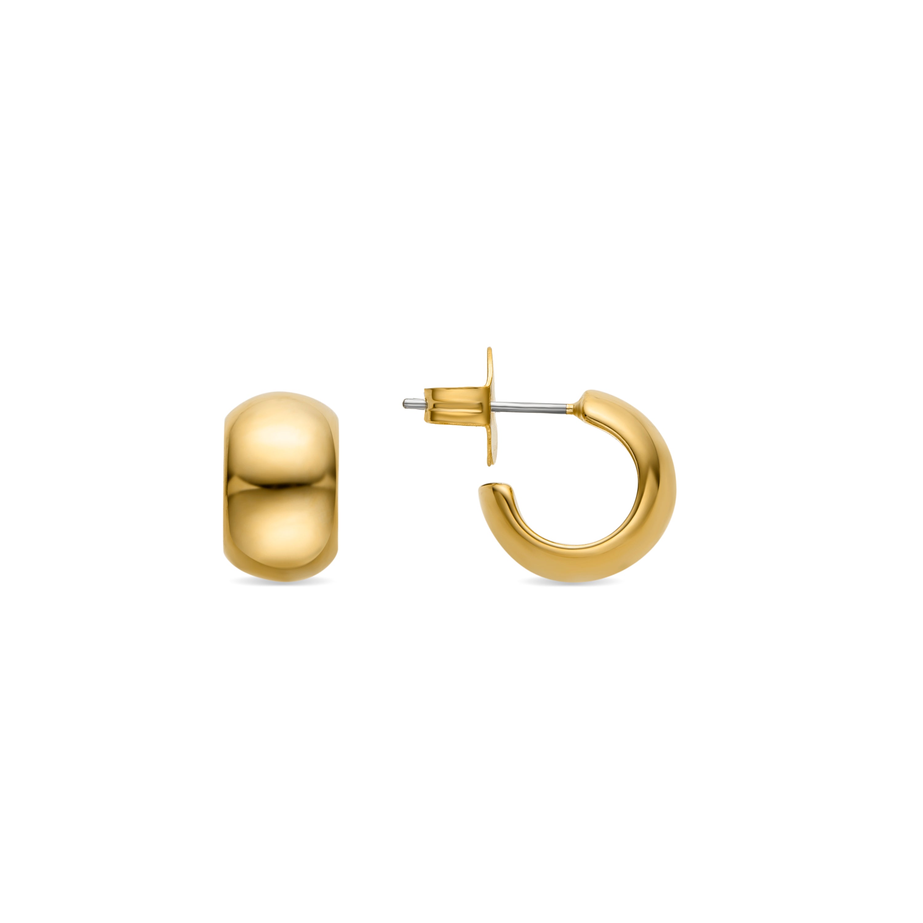 Pendientes de 20mm de diámetro acabado Oro Amarillo 18k - Metha