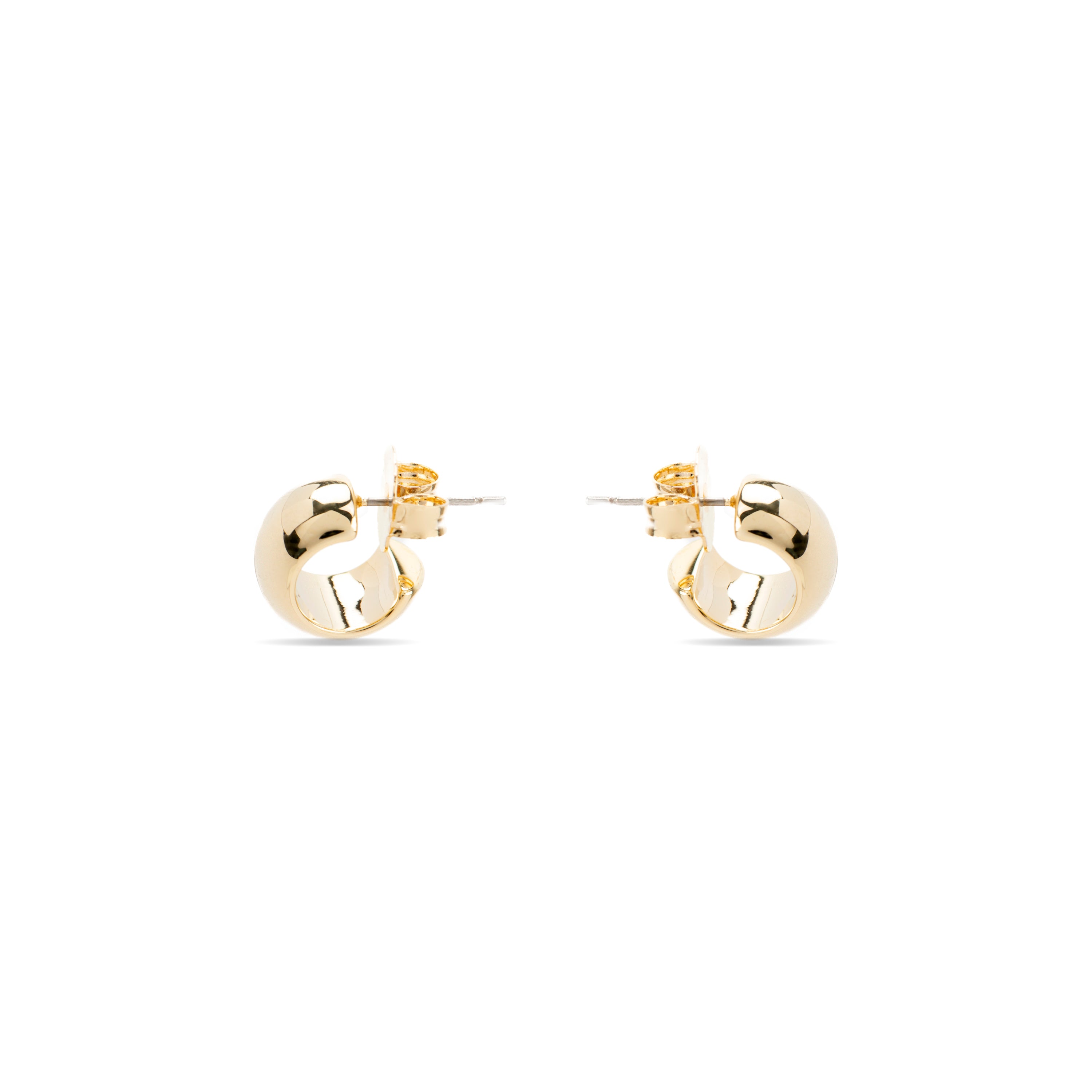 Pendientes de 20mm de diámetro acabado Oro Amarillo 18k - Metha