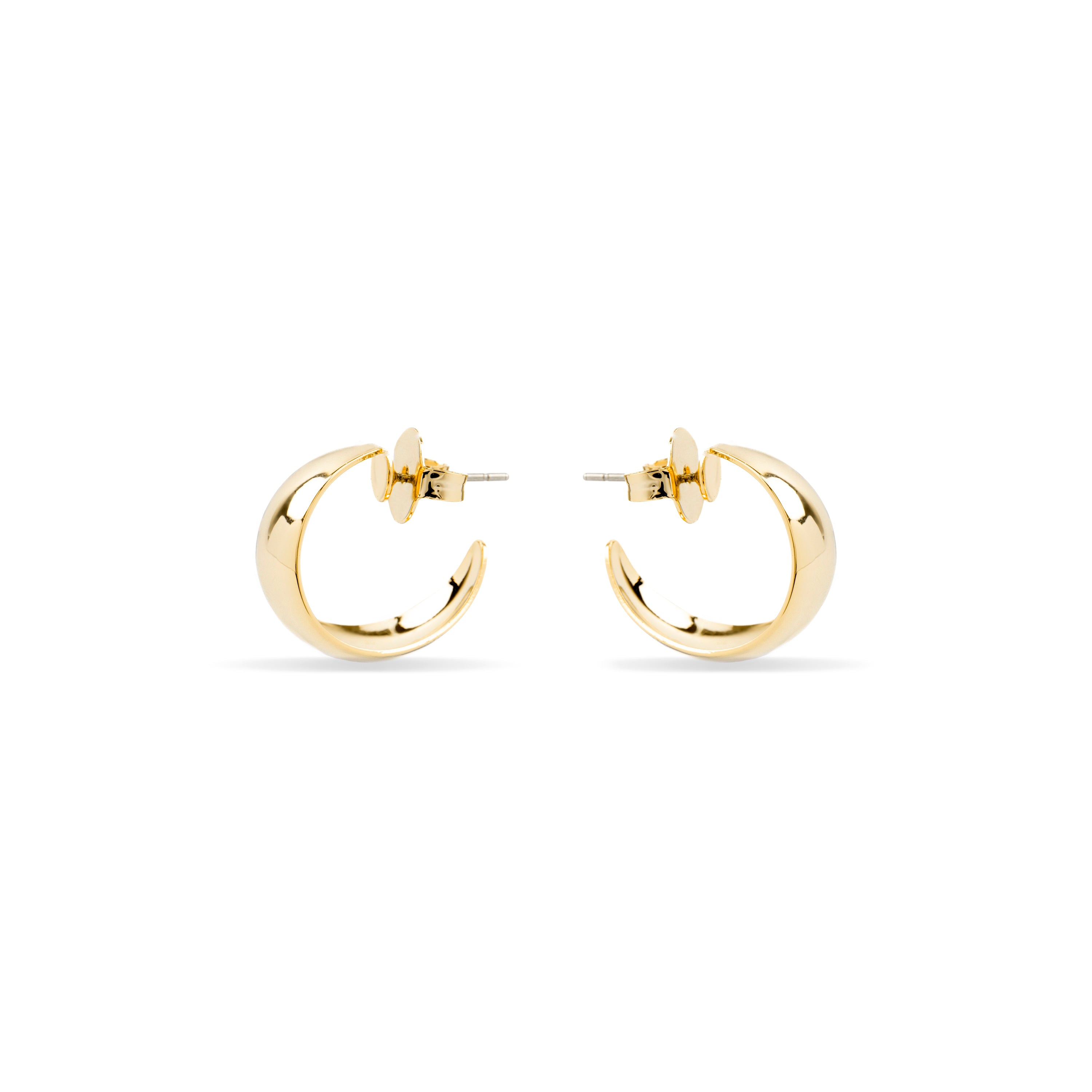 Pendientes de 20mm de diámetro acabado Oro Amarillo 18k - Hellax