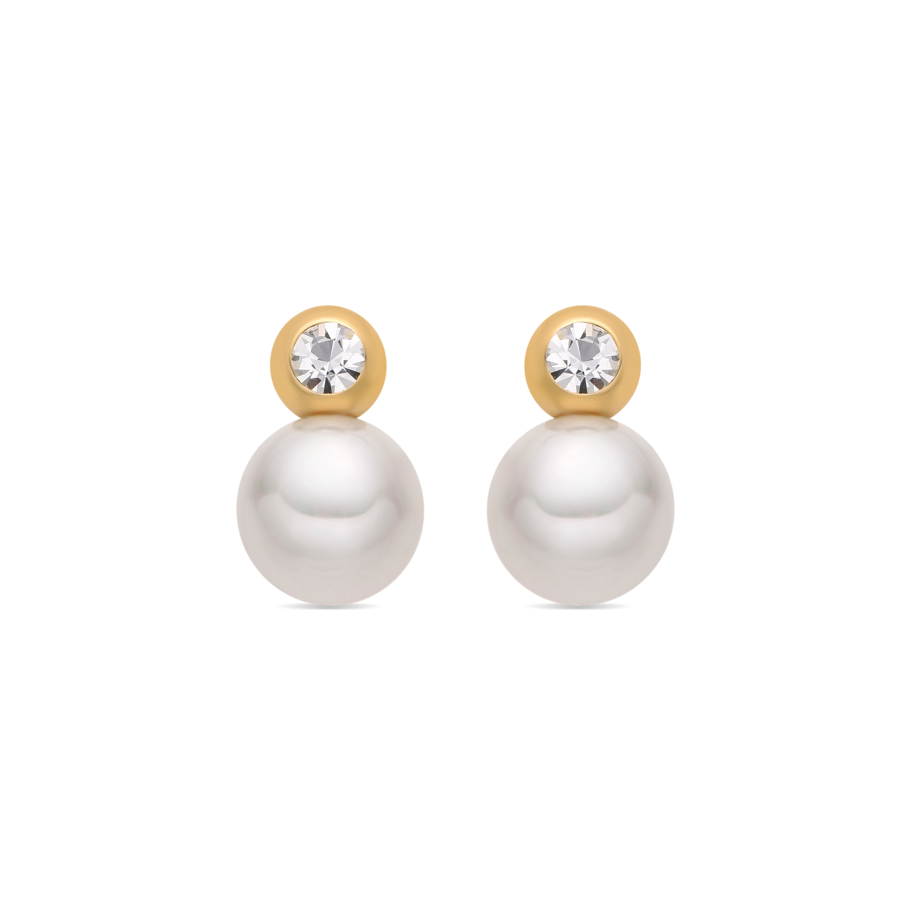 Boucles d'oreilles Asny avec finition en or 18 carats