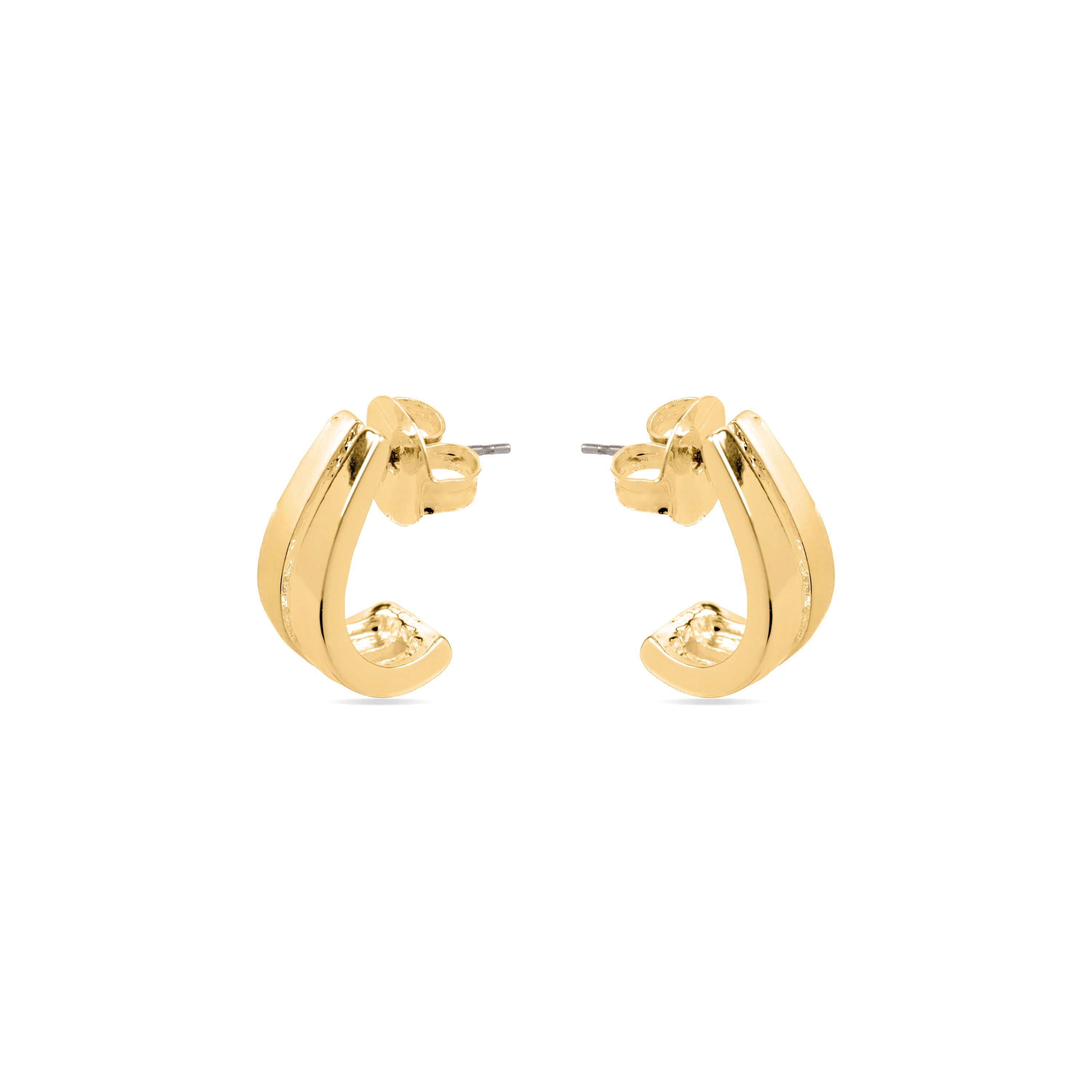 Brincos acabamento ouro 18k - Oirfan