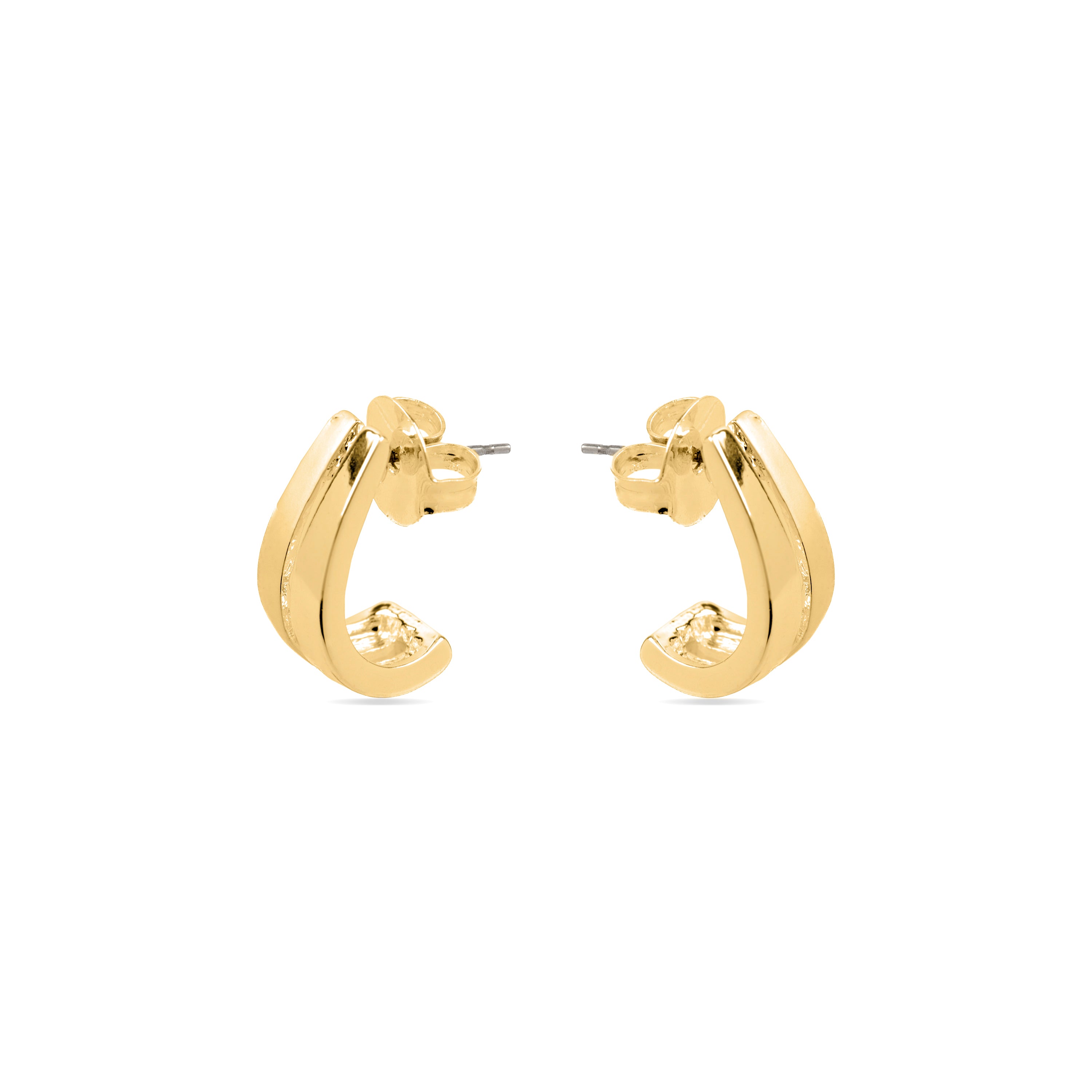 Pendientes Oirfan acabado oro 18k