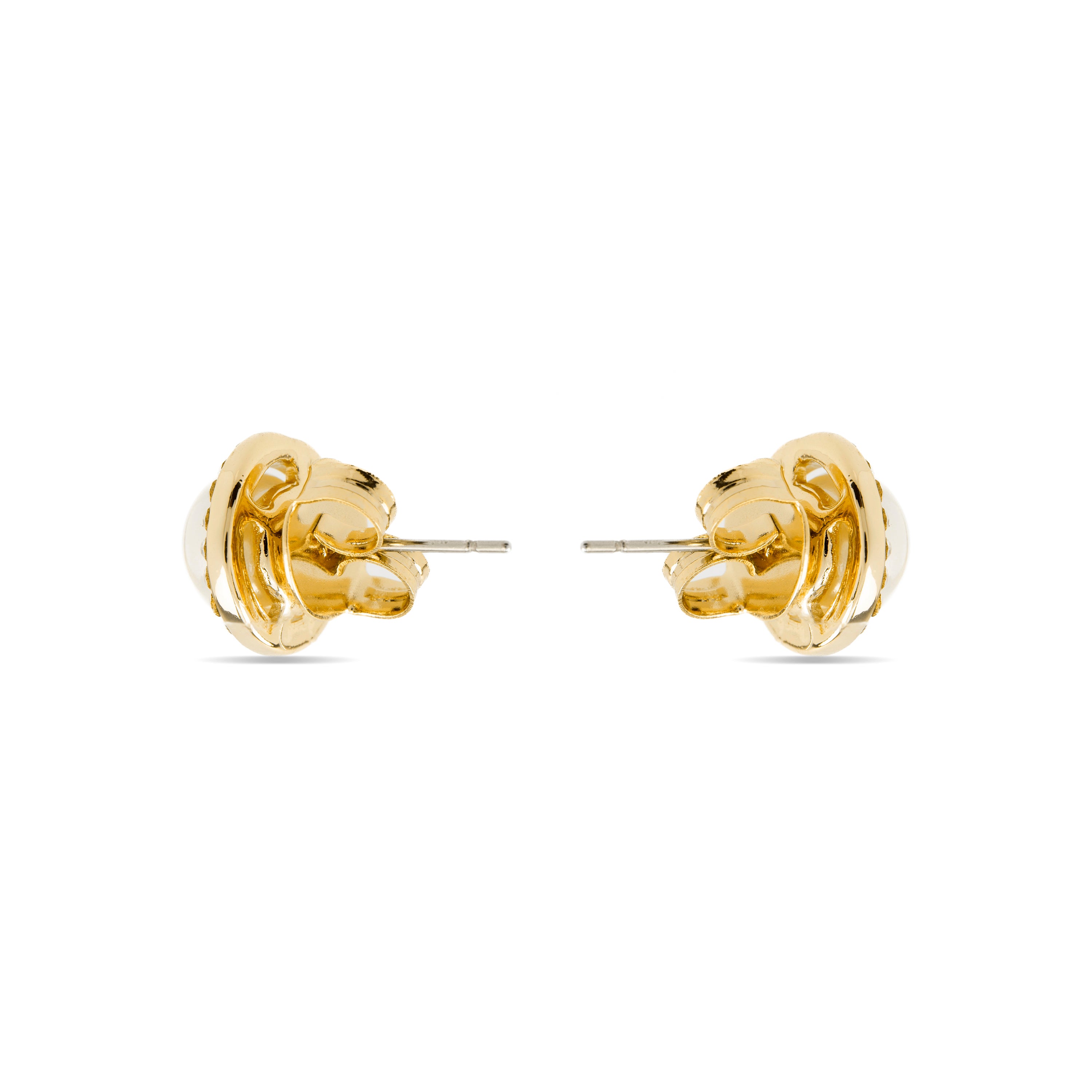 Boucles d'oreilles Basnik avec finition en or 18 carats