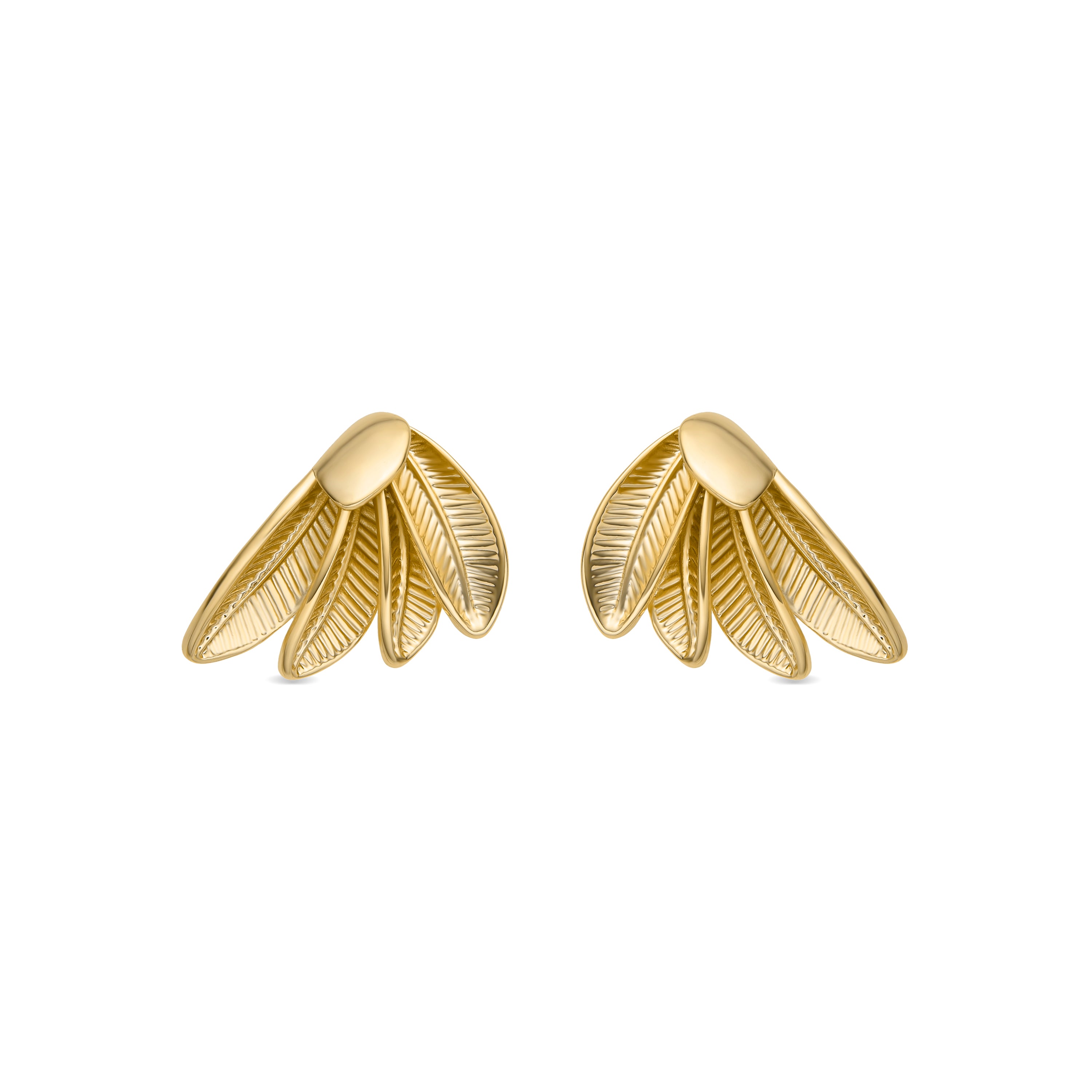 18k gold finish earrings - Otlya