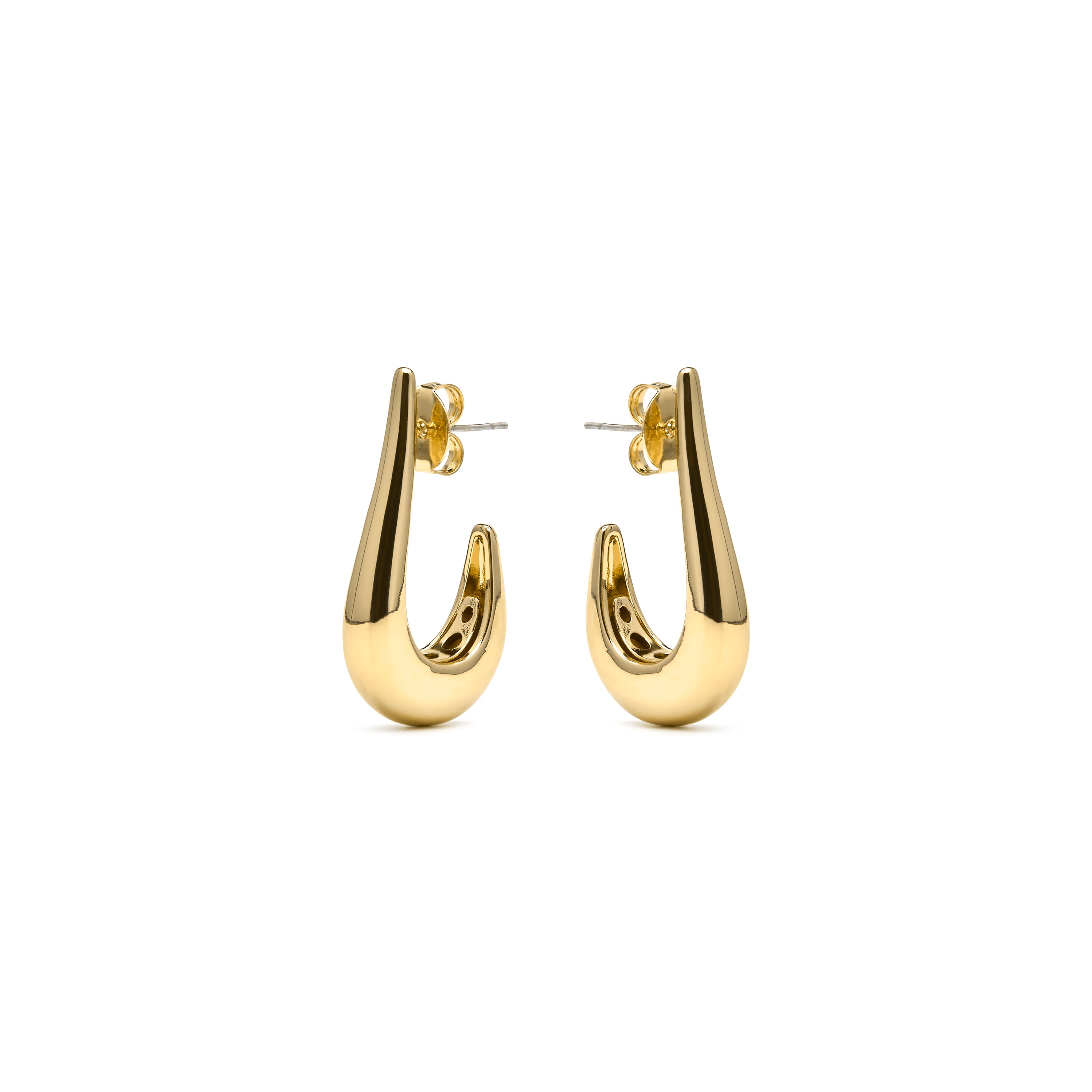 Pendientes acabado oro amarillo de 18k - Banni