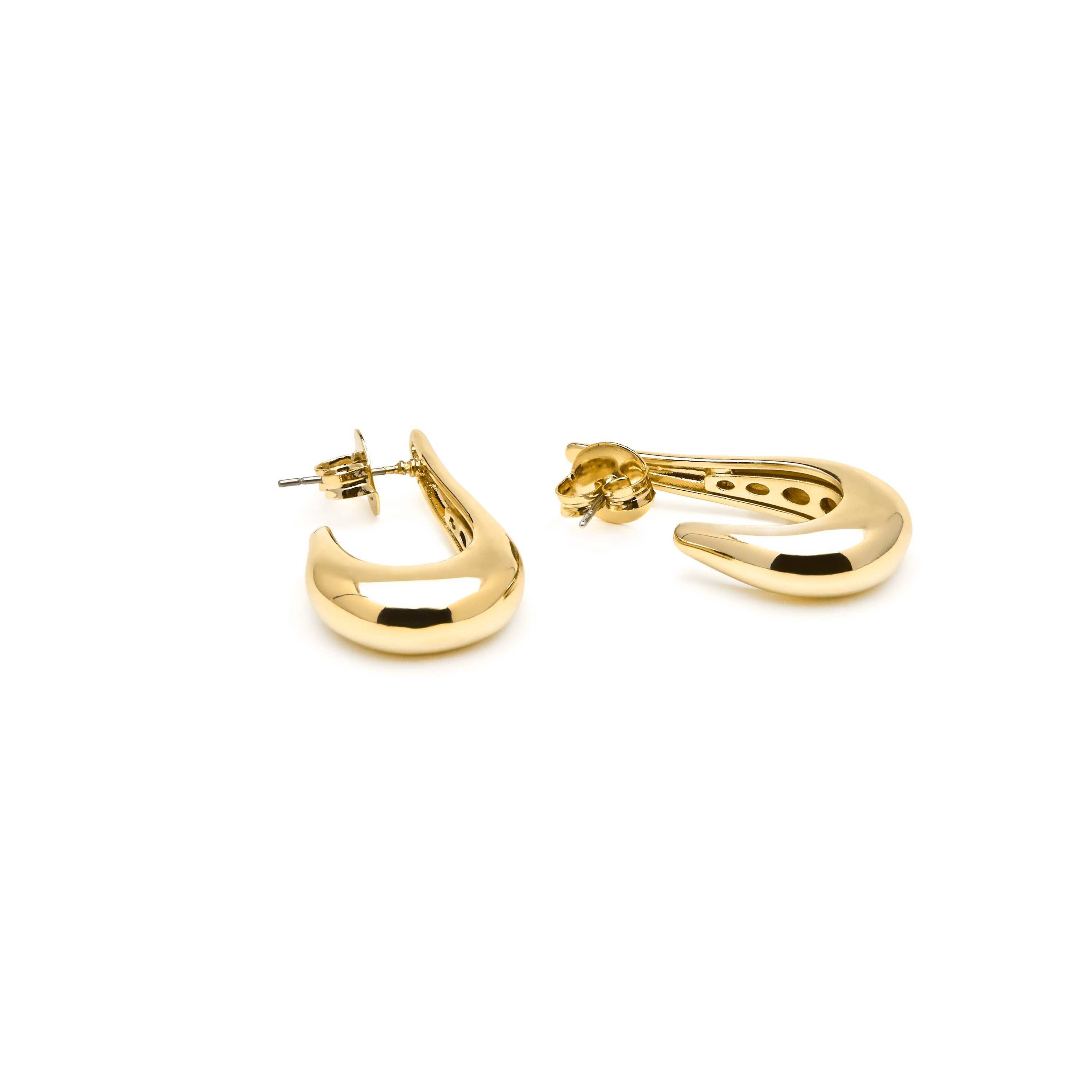 Pendientes acabado oro amarillo de 18k - Banni