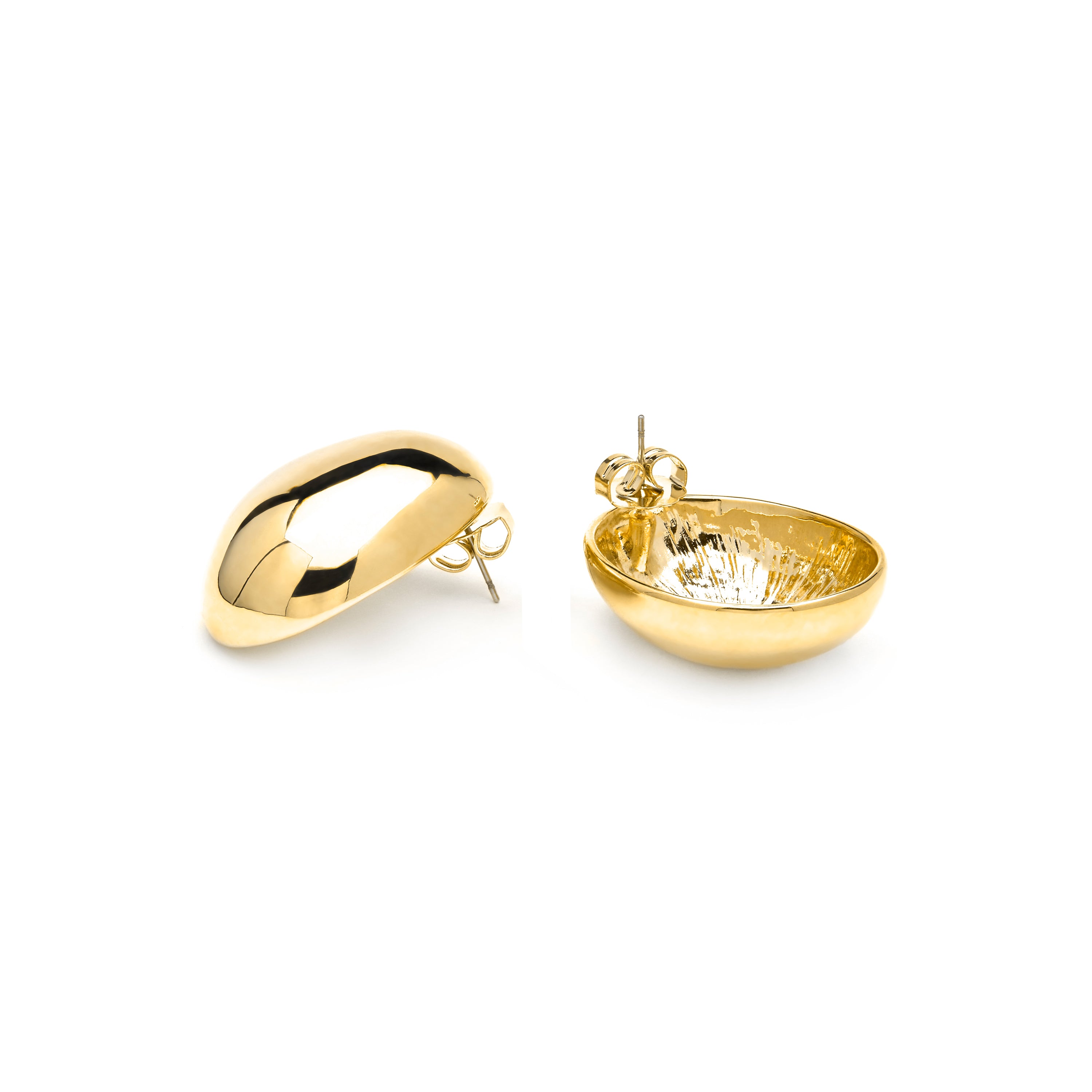 Orecchini finitura oro giallo 18k - Asgruk