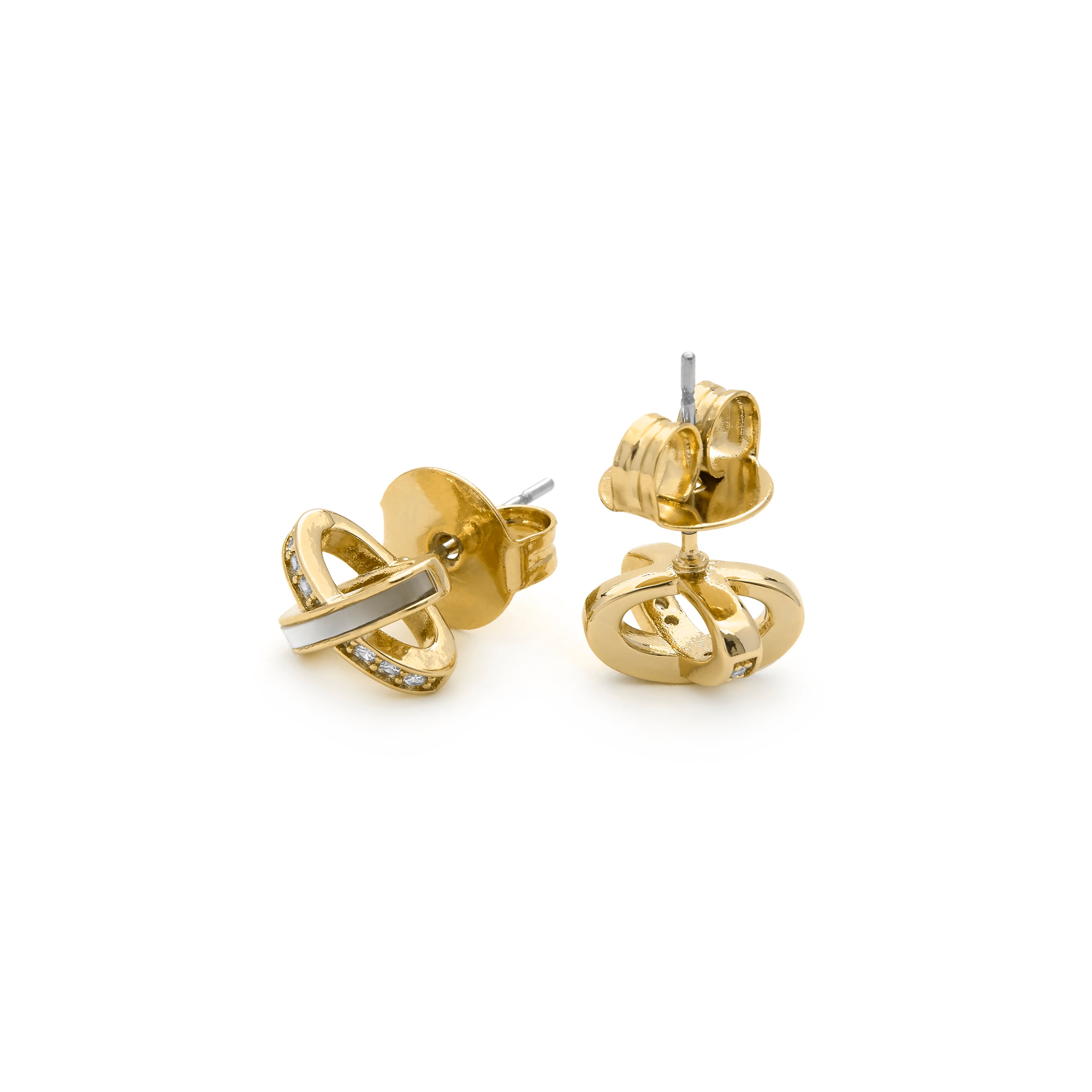 Ohrringe mit 18k Gelbgold-Finish - Fimi