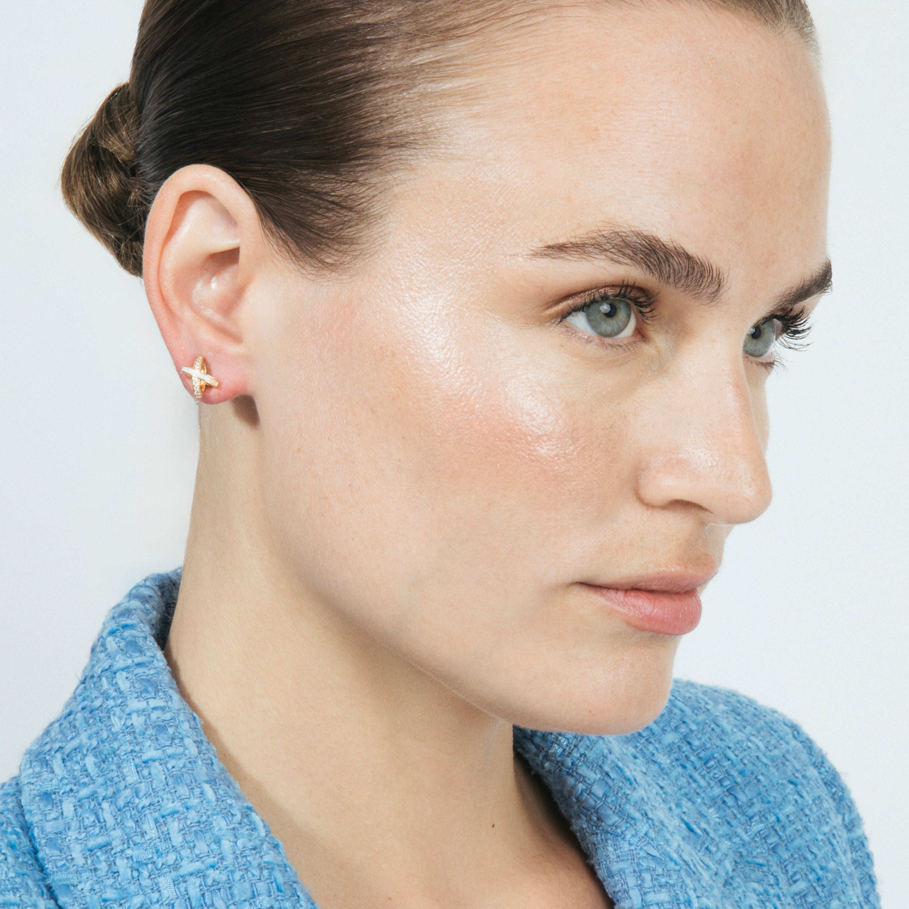 Ohrringe mit 18k Gelbgold-Finish - Fimi