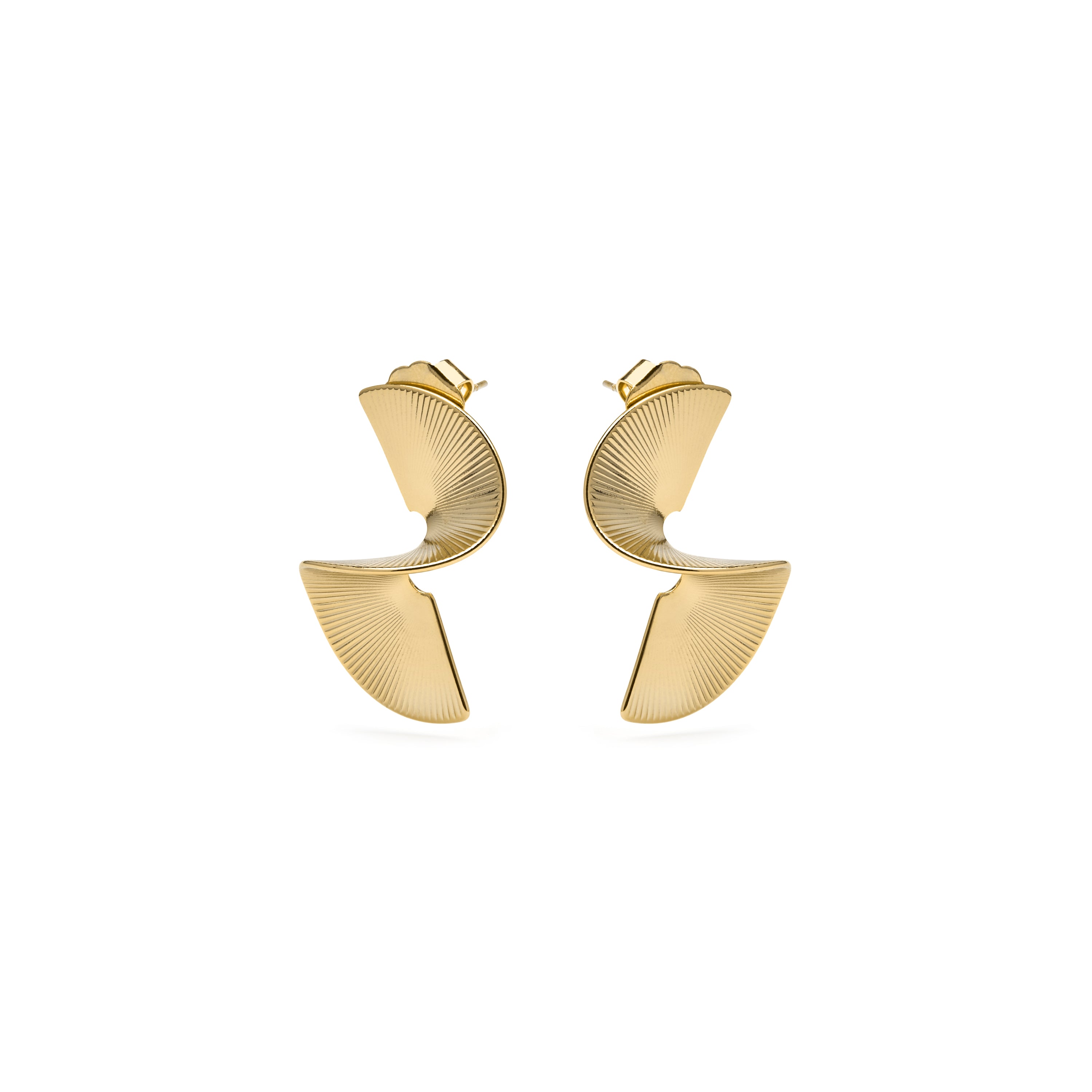 Pendientes acabado oro amarillo de 18k - Khano