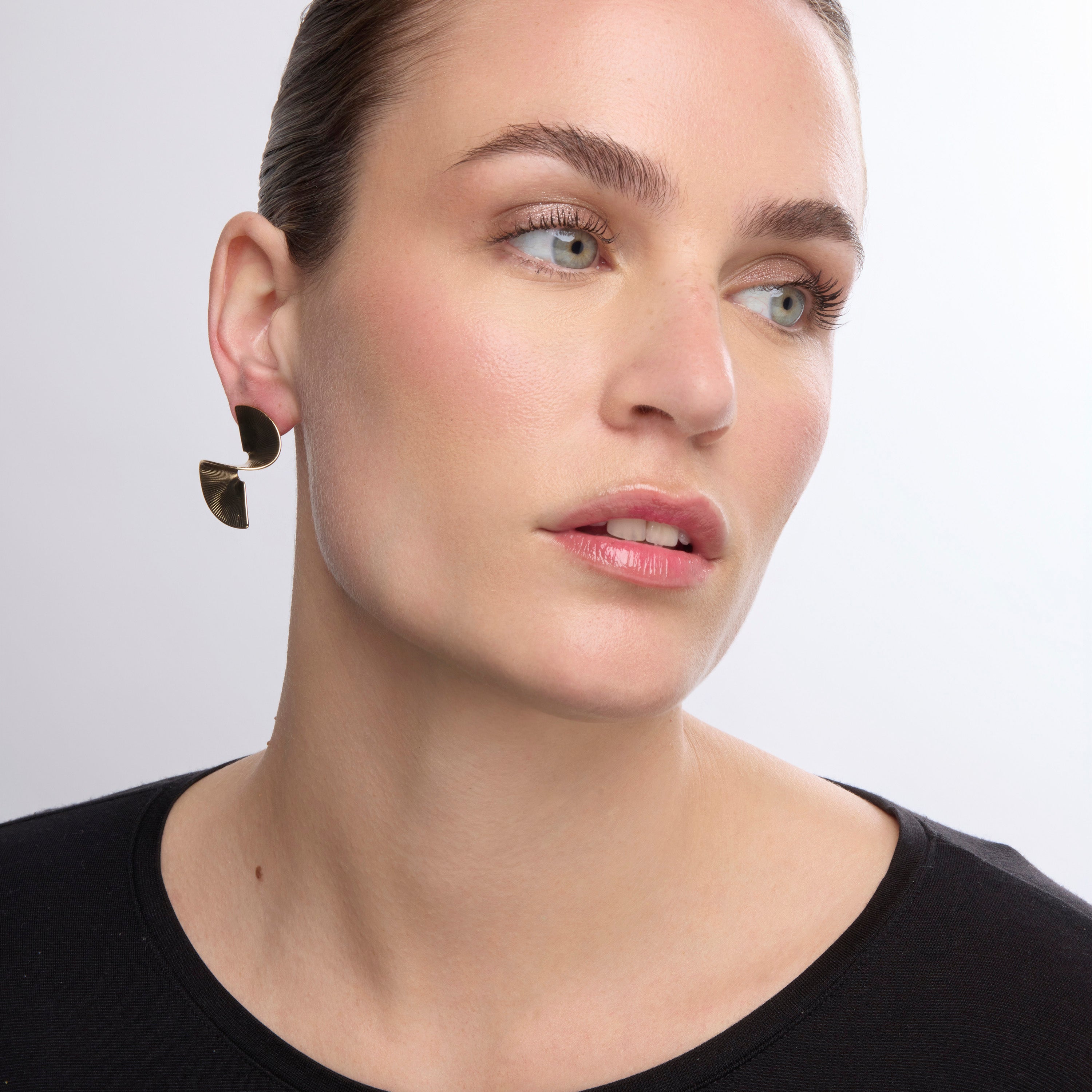 Pendientes acabado oro amarillo de 18k - Khano
