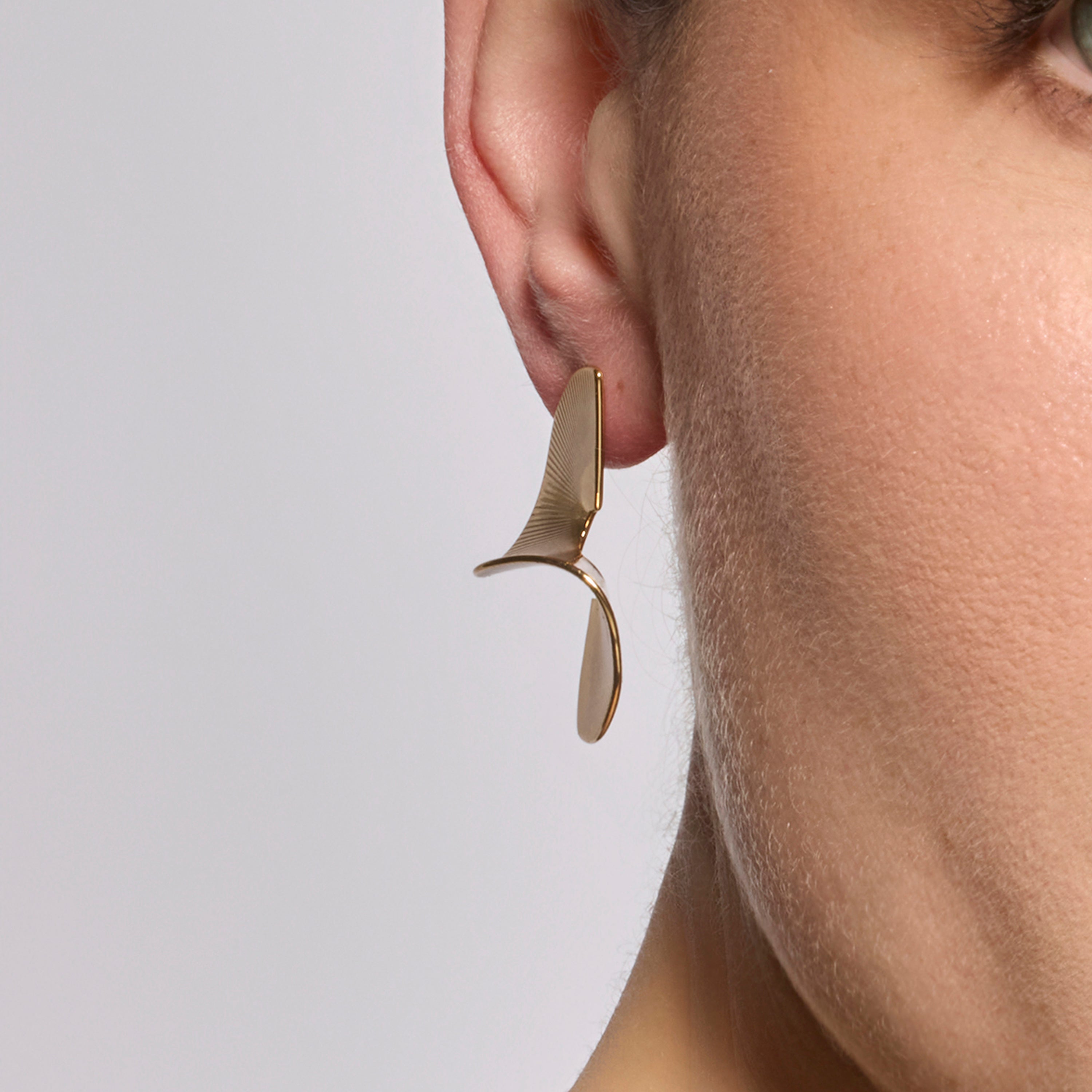 Pendientes acabado oro amarillo de 18k - Khano