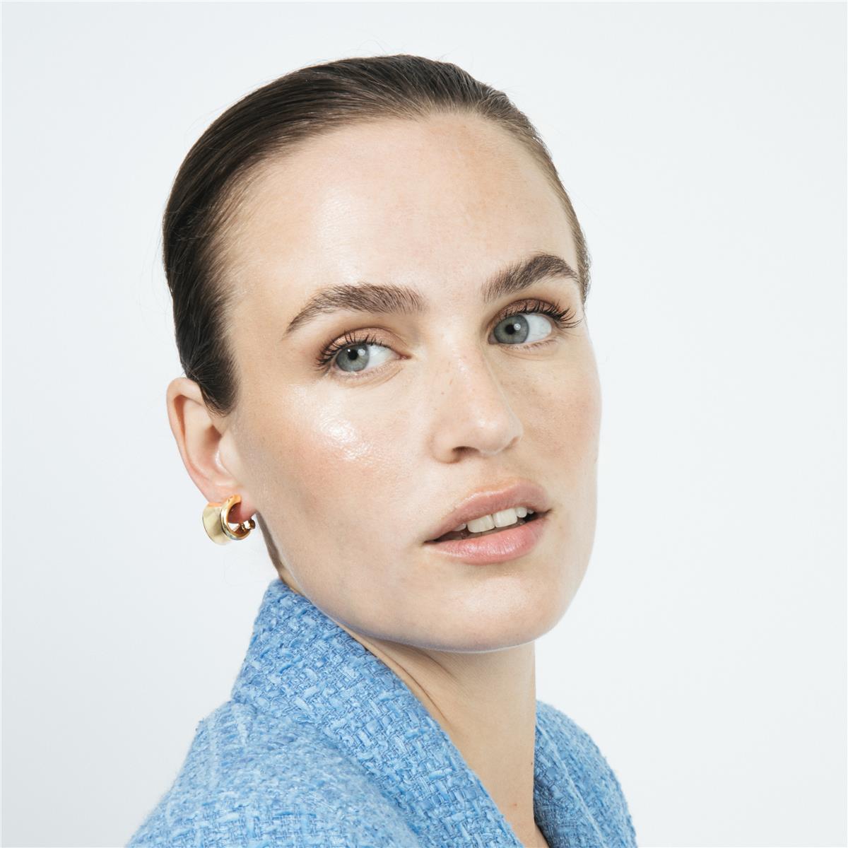 Ohrringe mit 18k Gelbgold-Finish - Waze