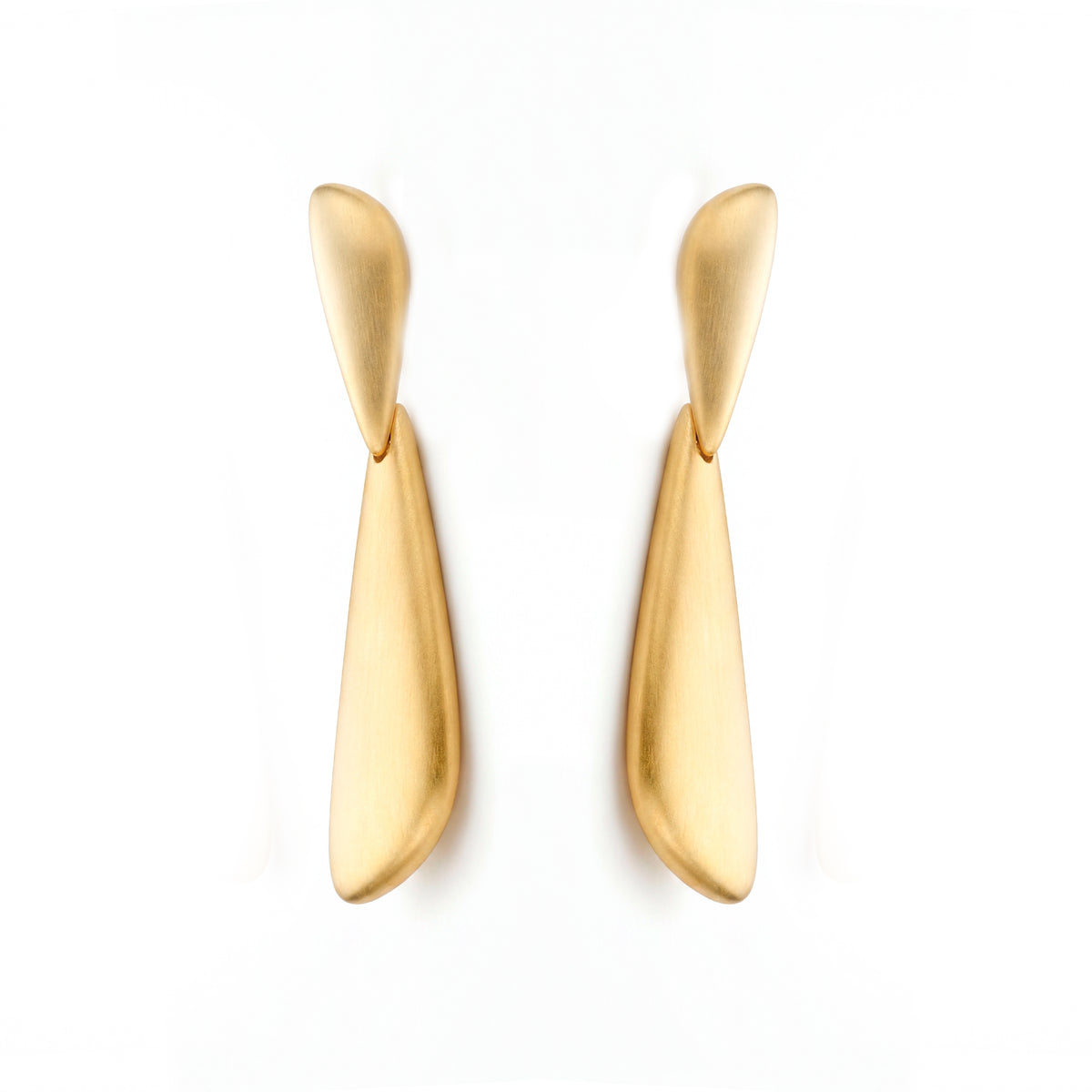 Pendientes acabado en oro amarillo de 18k - Dehi