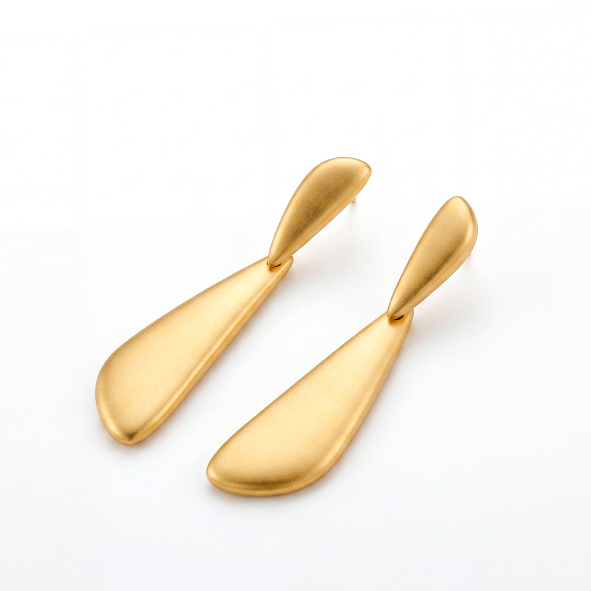 Pendientes acabado en oro amarillo de 18k - Dehi