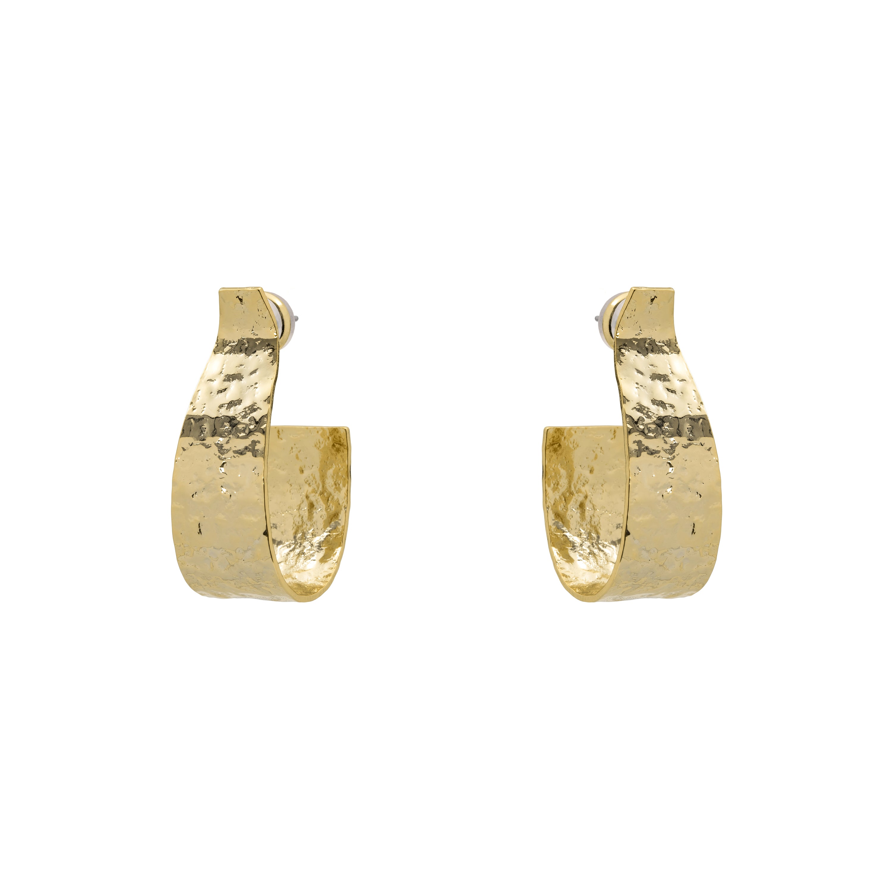 Pendientes acabado en oro amarillo de 18k - Utlai