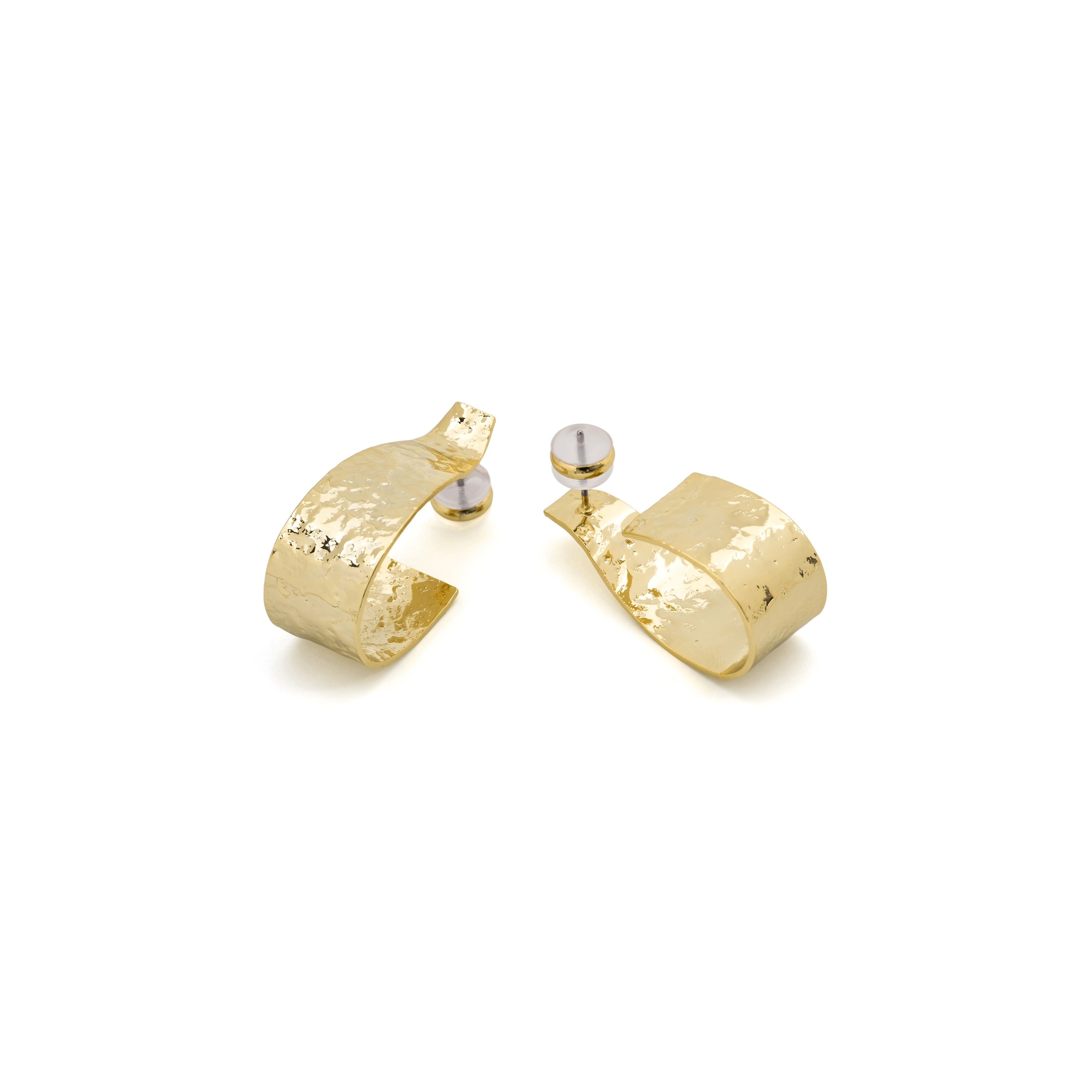 Pendientes acabado en oro amarillo de 18k - Utlai