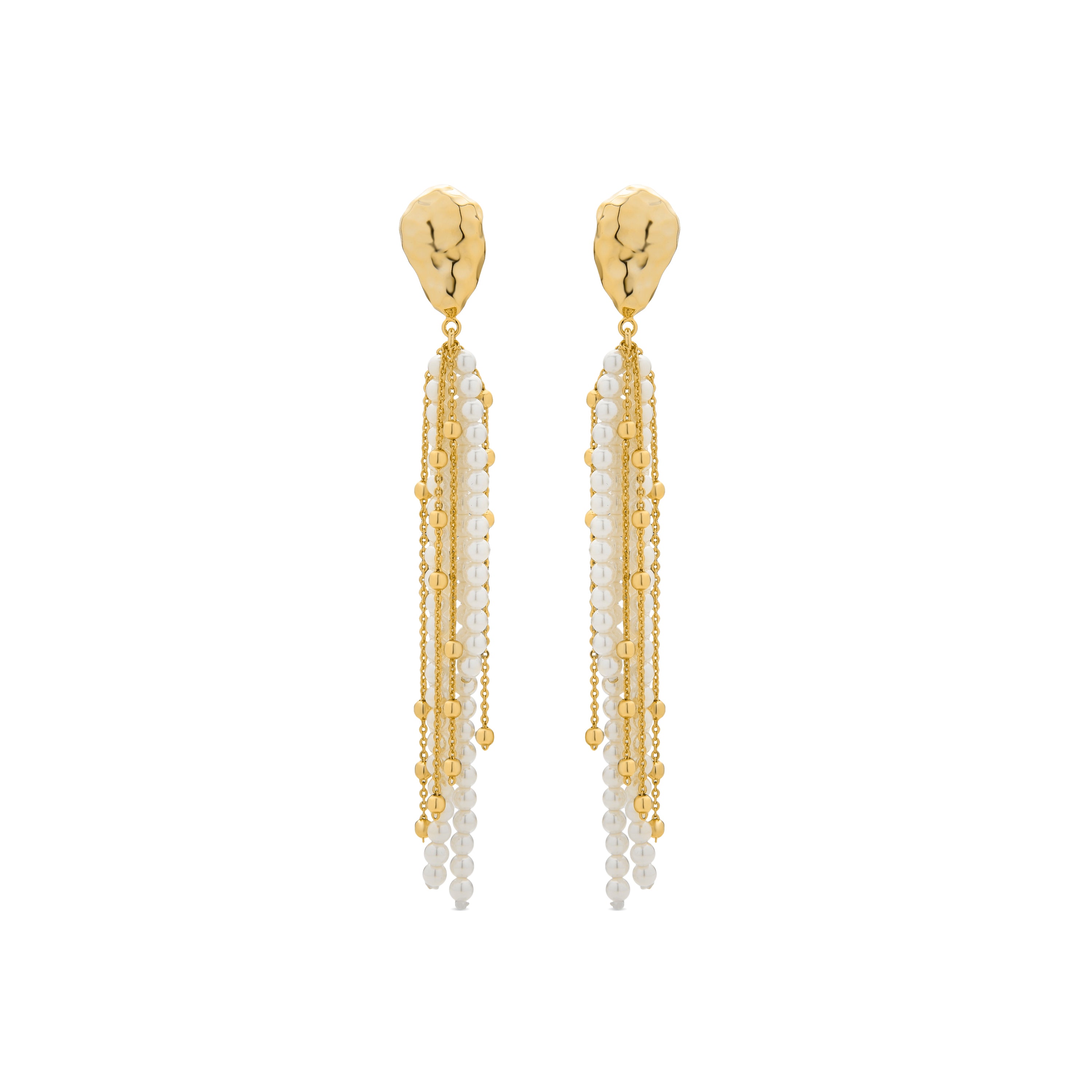 Boucles d'oreilles Subri finition or 18 carats