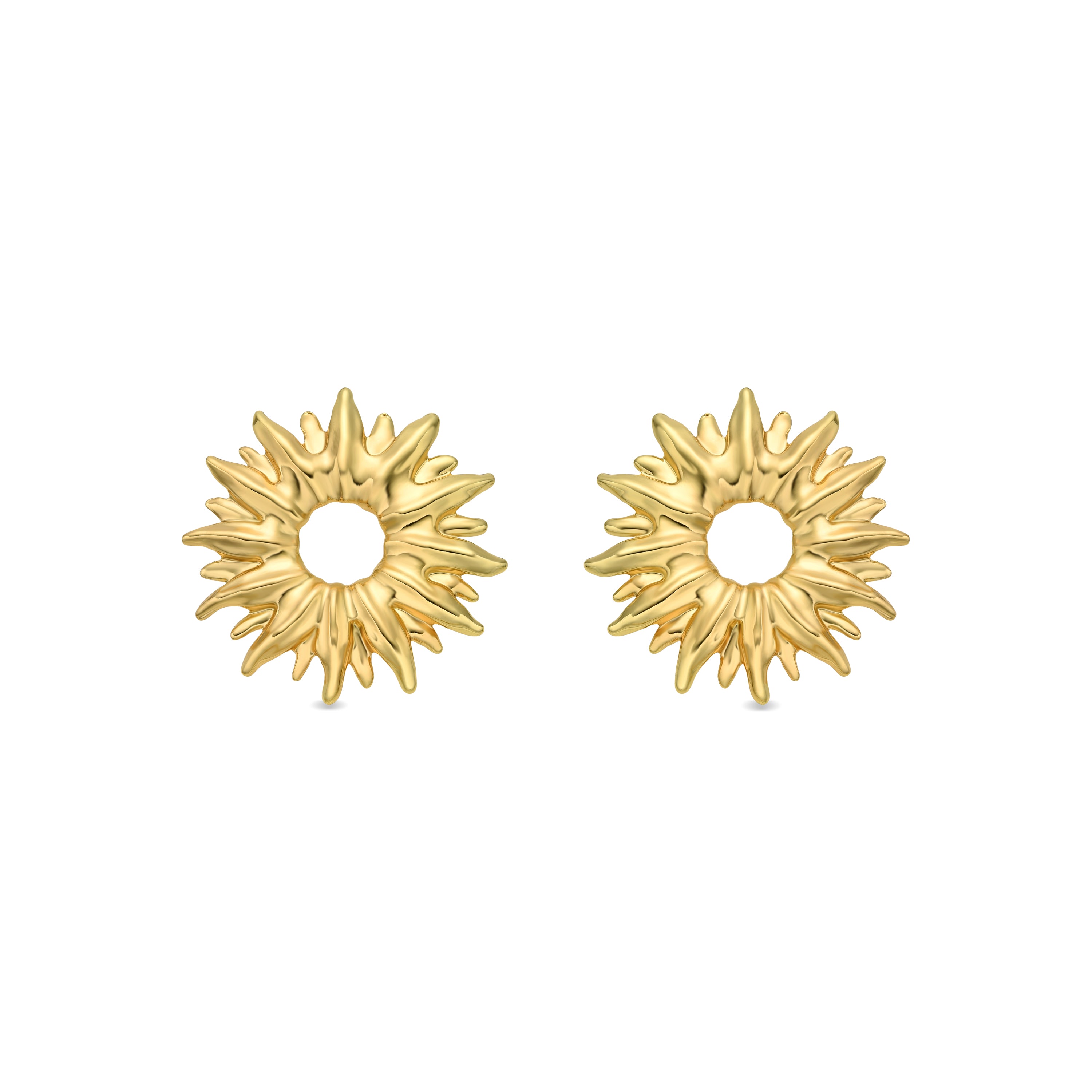 Pendientes acabado oro amarillo de 18k - Mysma