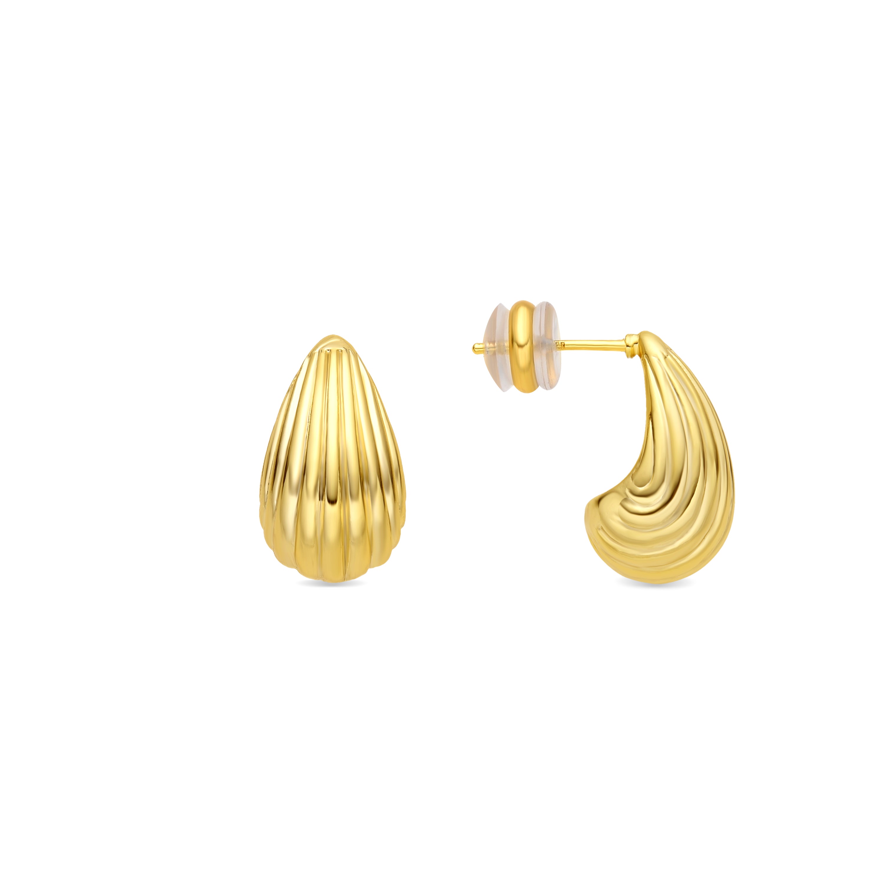 LUXENTER Pendientes de Acero con Coral acabados en Oro 18K. Color Rojo. Pendientes Largos. Joyas para Mujer - Modelo Ishio LUXENTER Pendientes de Acero con Coral acabados en Oro 18K. Color Rojo. Pendientes Largos. Joyas para Mujer - Modelo Ishio