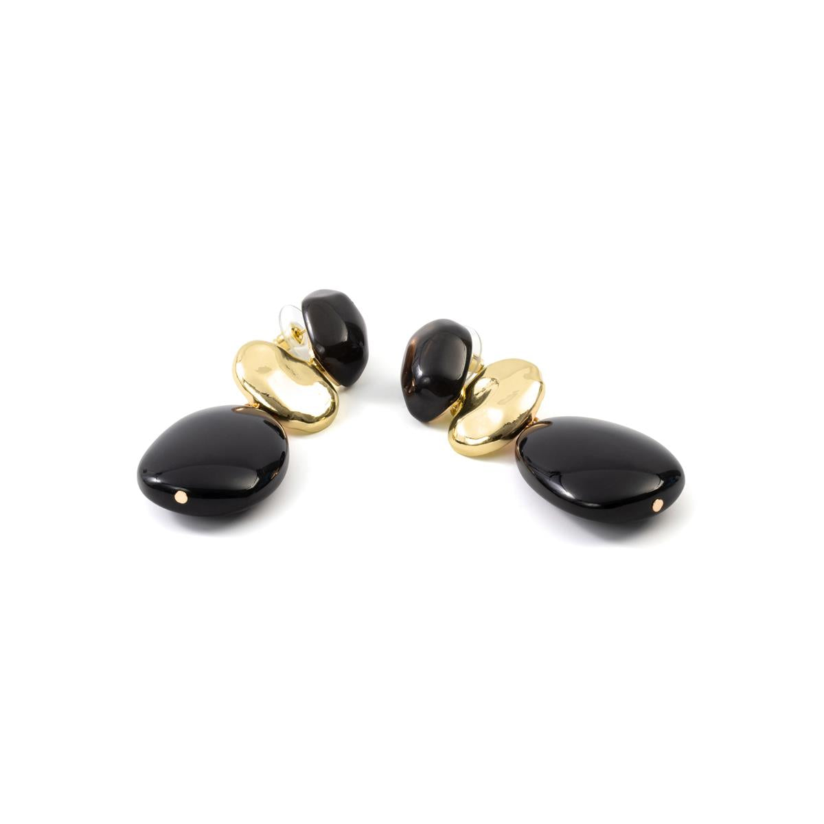 Zulis earrings with 18k yellow gold finish - Zulis