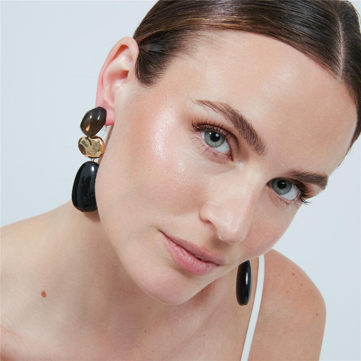 Zulis earrings with 18k yellow gold finish - Zulis