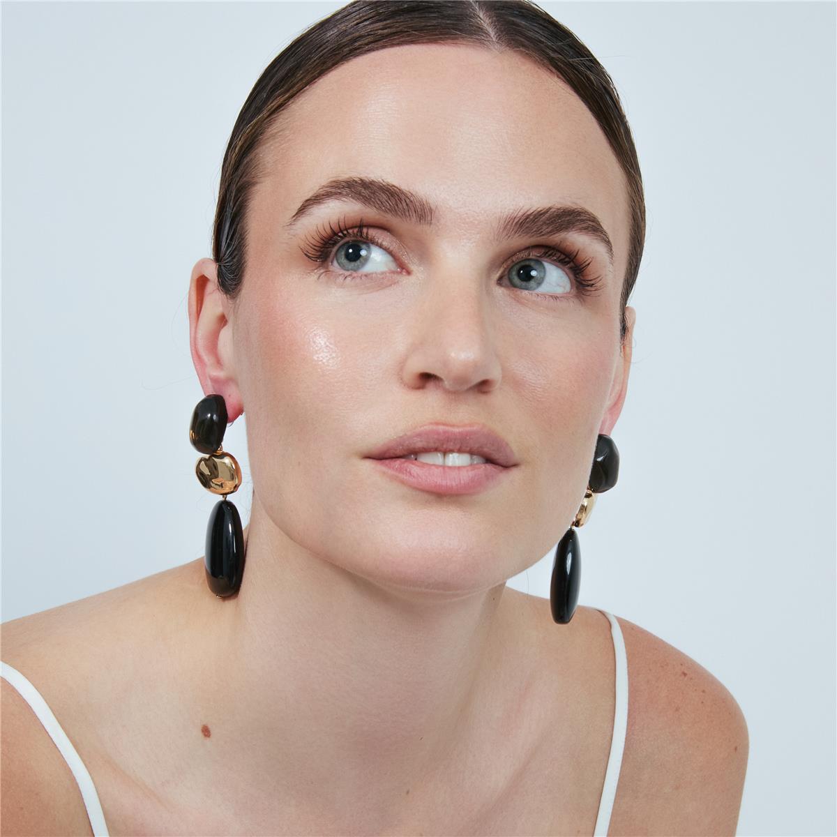 Zulis earrings with 18k yellow gold finish - Zulis