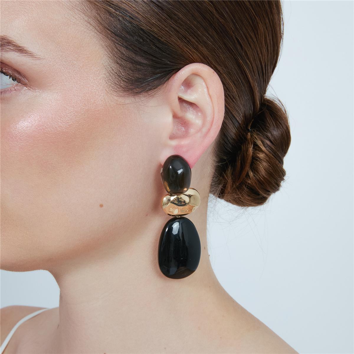 Zulis earrings with 18k yellow gold finish - Zulis