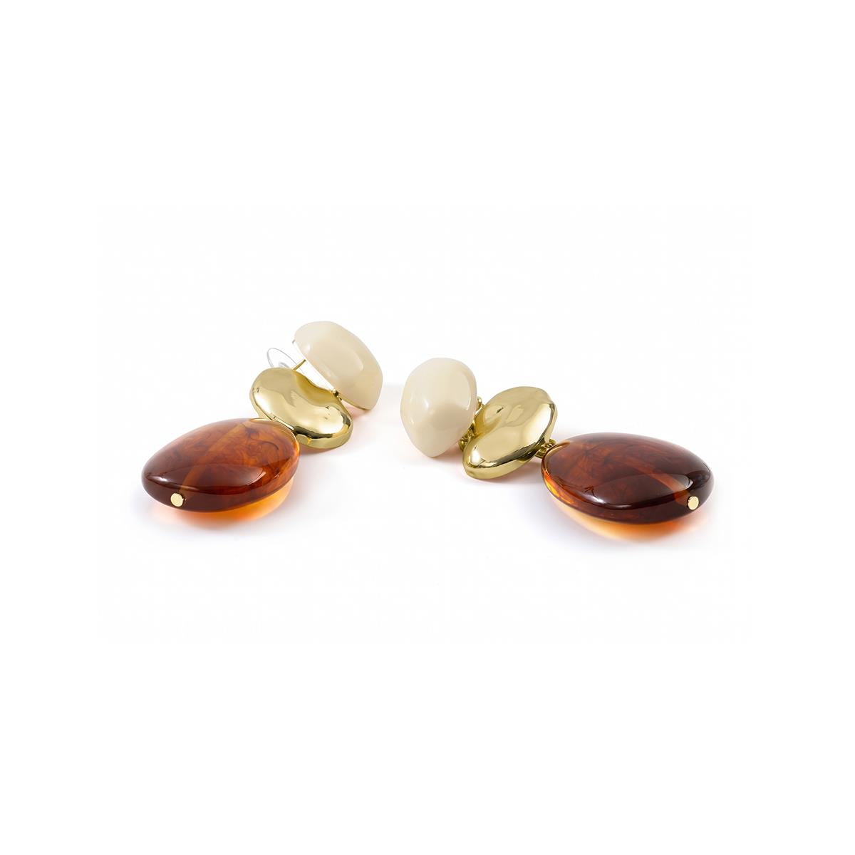 Zulis earrings with 18k yellow gold finish - Zulis