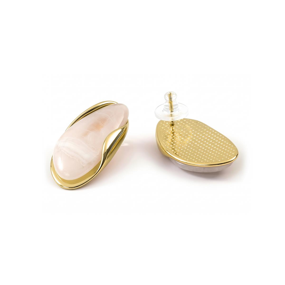 Orecchini Chisab finitura oro giallo 18k - Chisab BIANCO