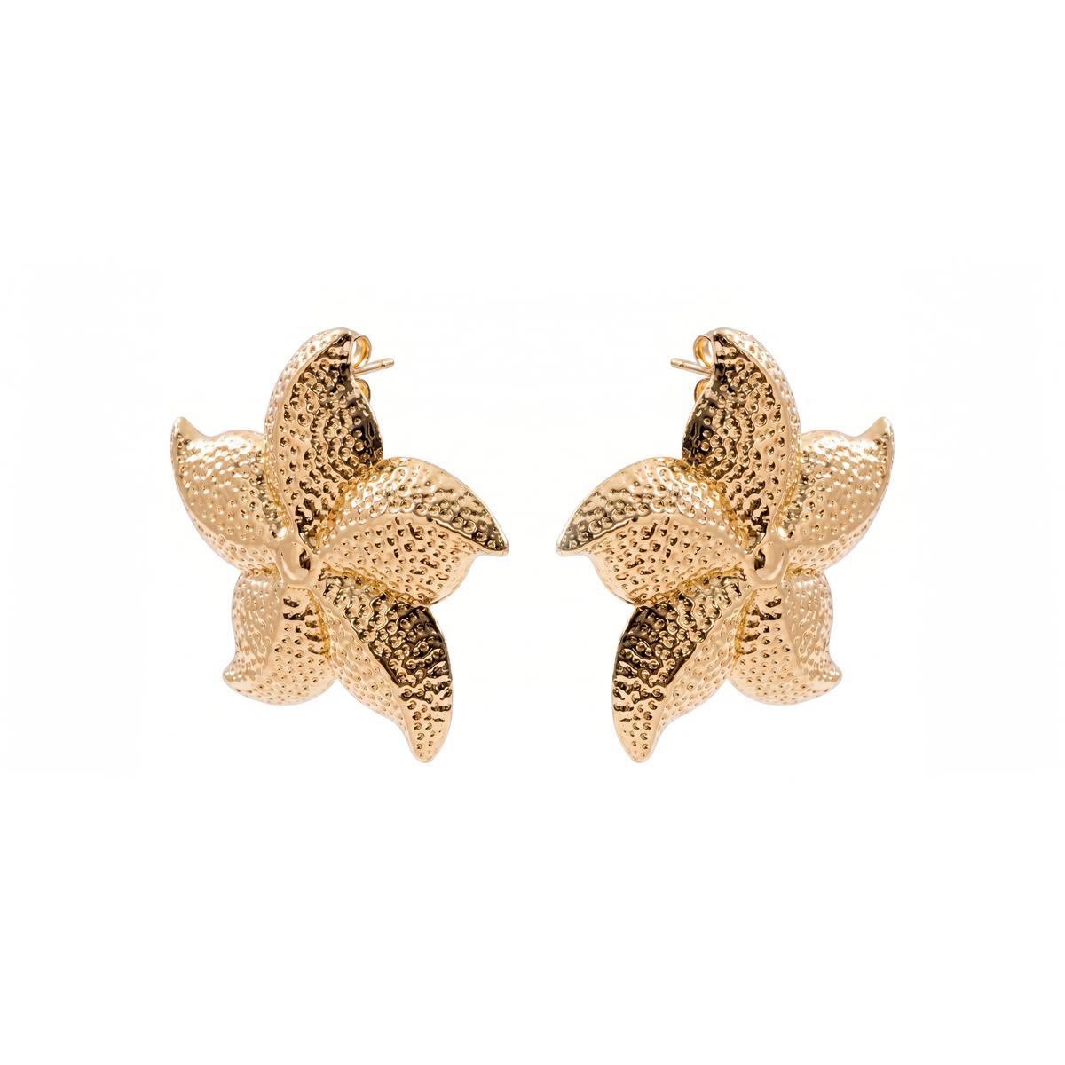 Pendientes She acabado oro amarillo 18k - She