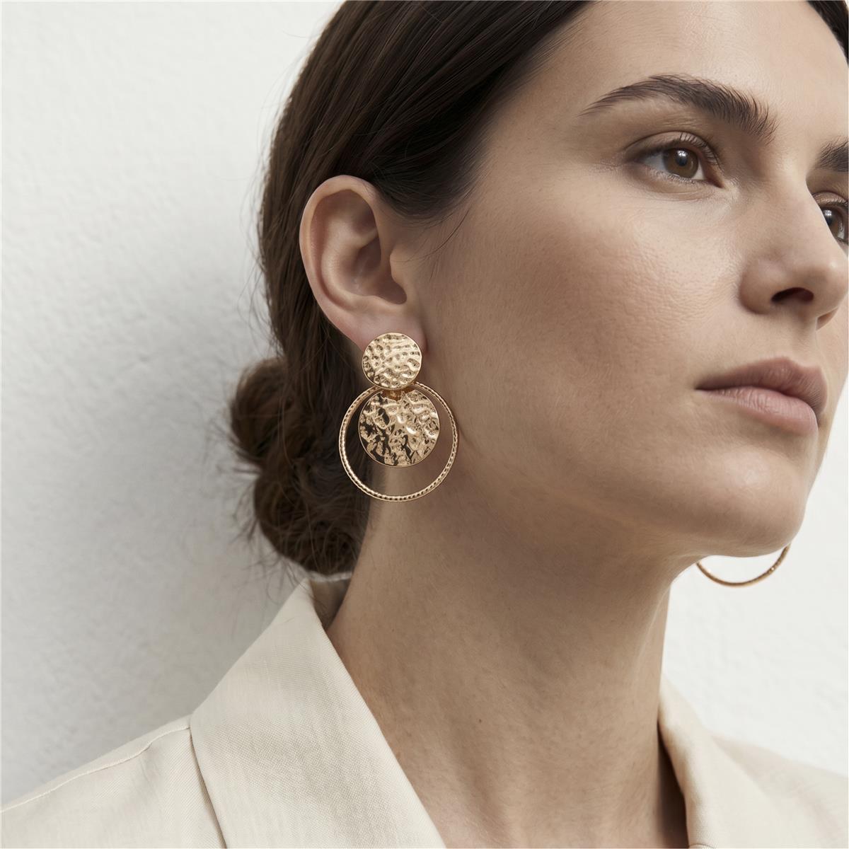 Boucles d'oreilles Bephan finition or jaune 18k - Bephan