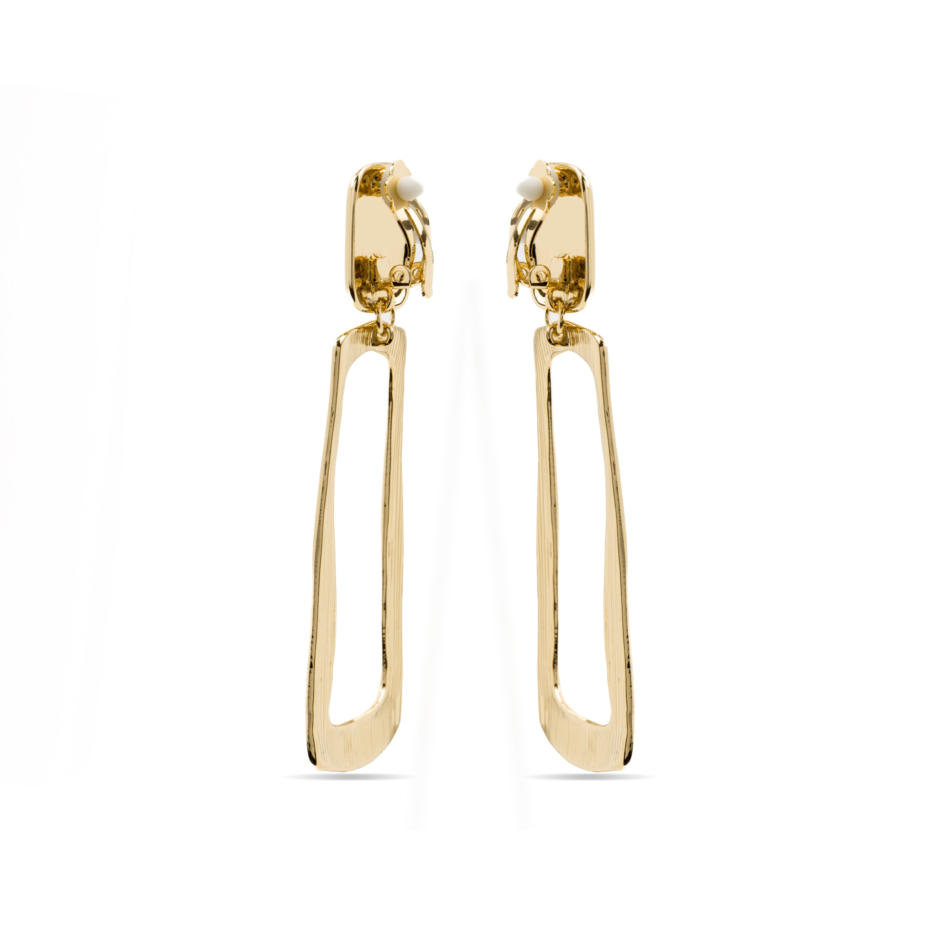 Pendientes Dranem acabados en oro amarillo 18k