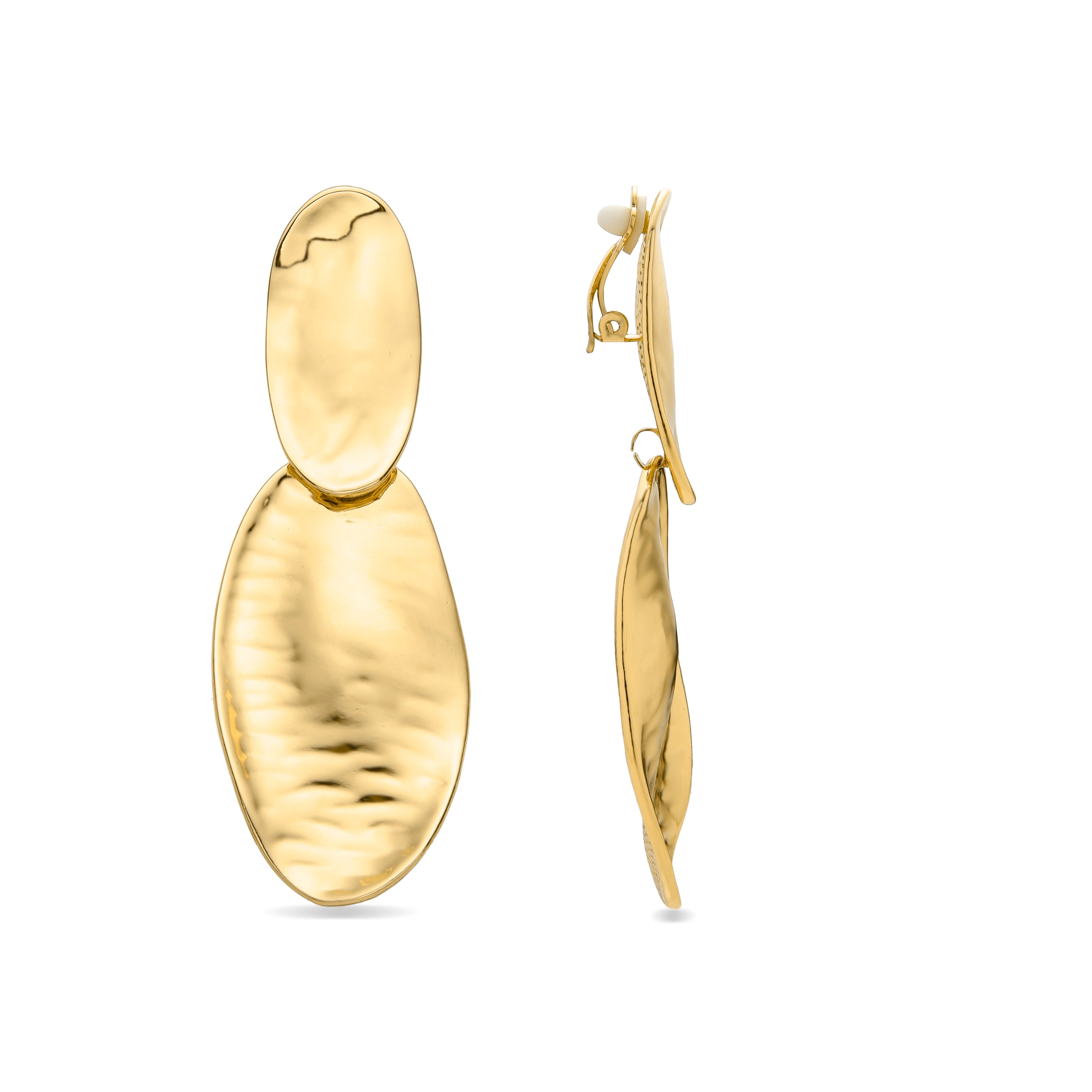 Ohrringe aus 18K Gelbgold - Zinlay