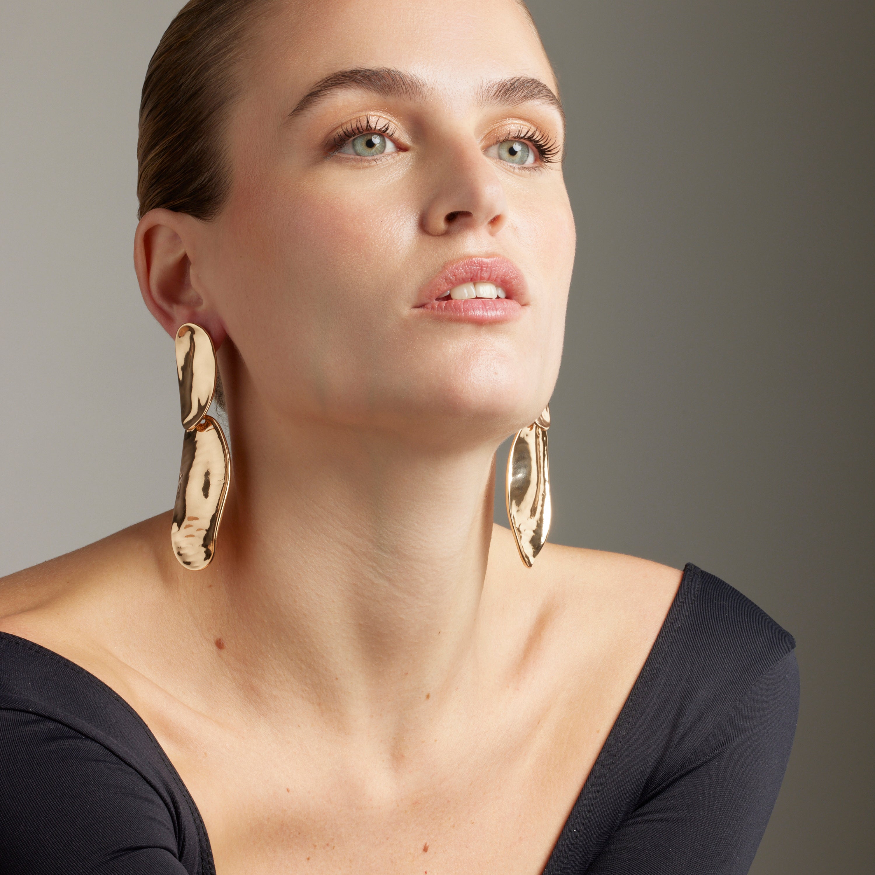 Ohrringe aus 18K Gelbgold - Zinlay