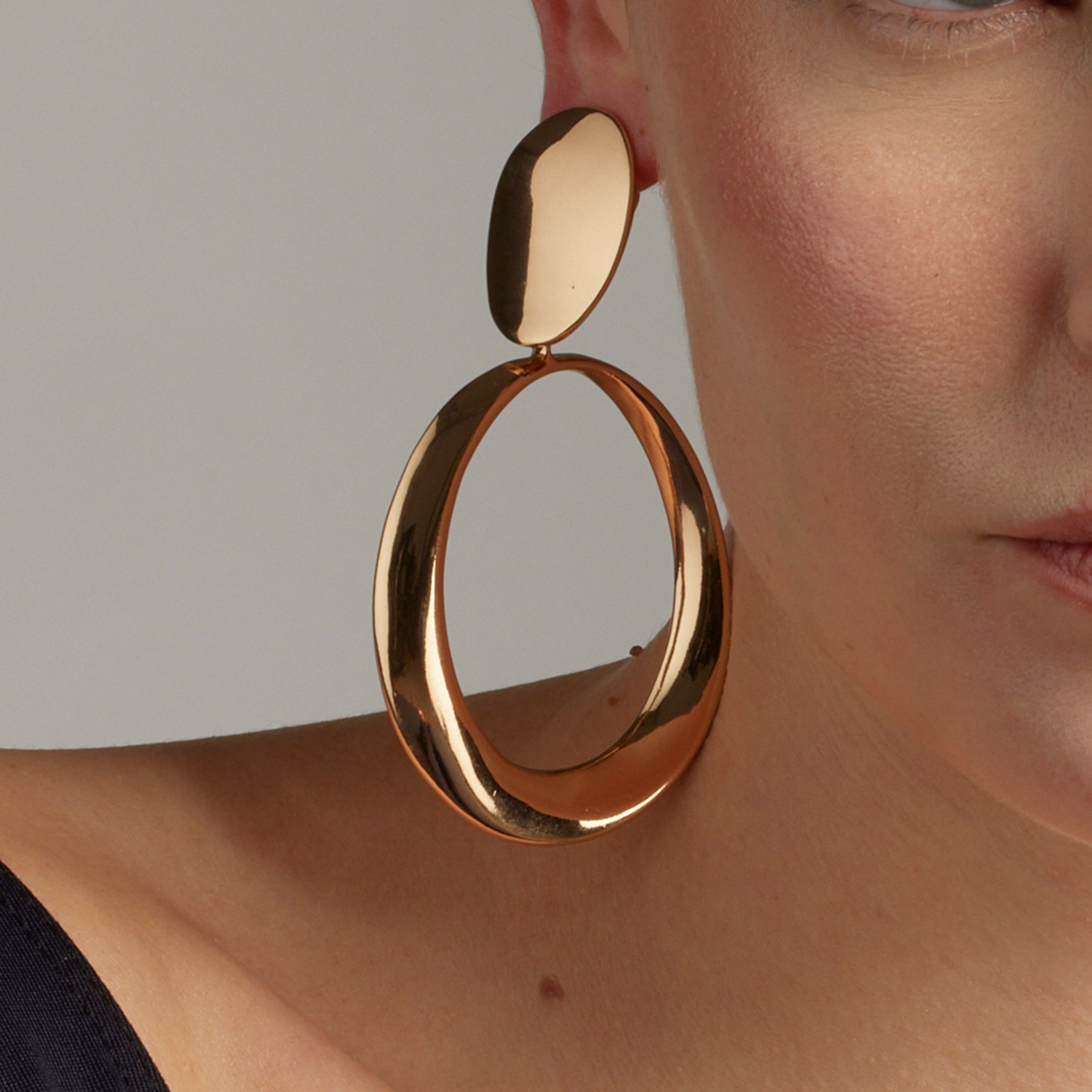 Boucles d'oreilles finition or jaune 18K - Elnath