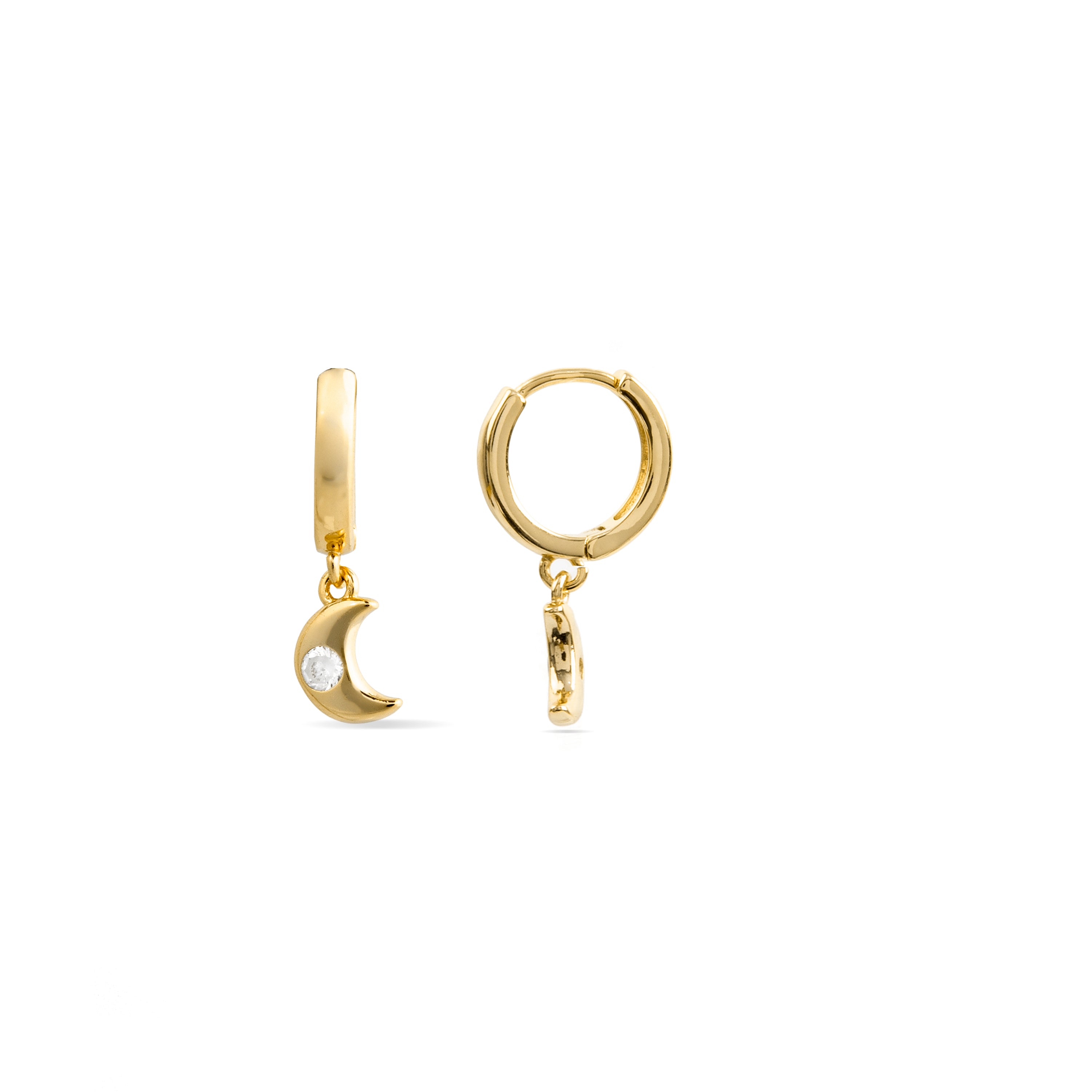 Orecchini in Zirconia Cubica finiti in oro giallo 18K - Nekiel