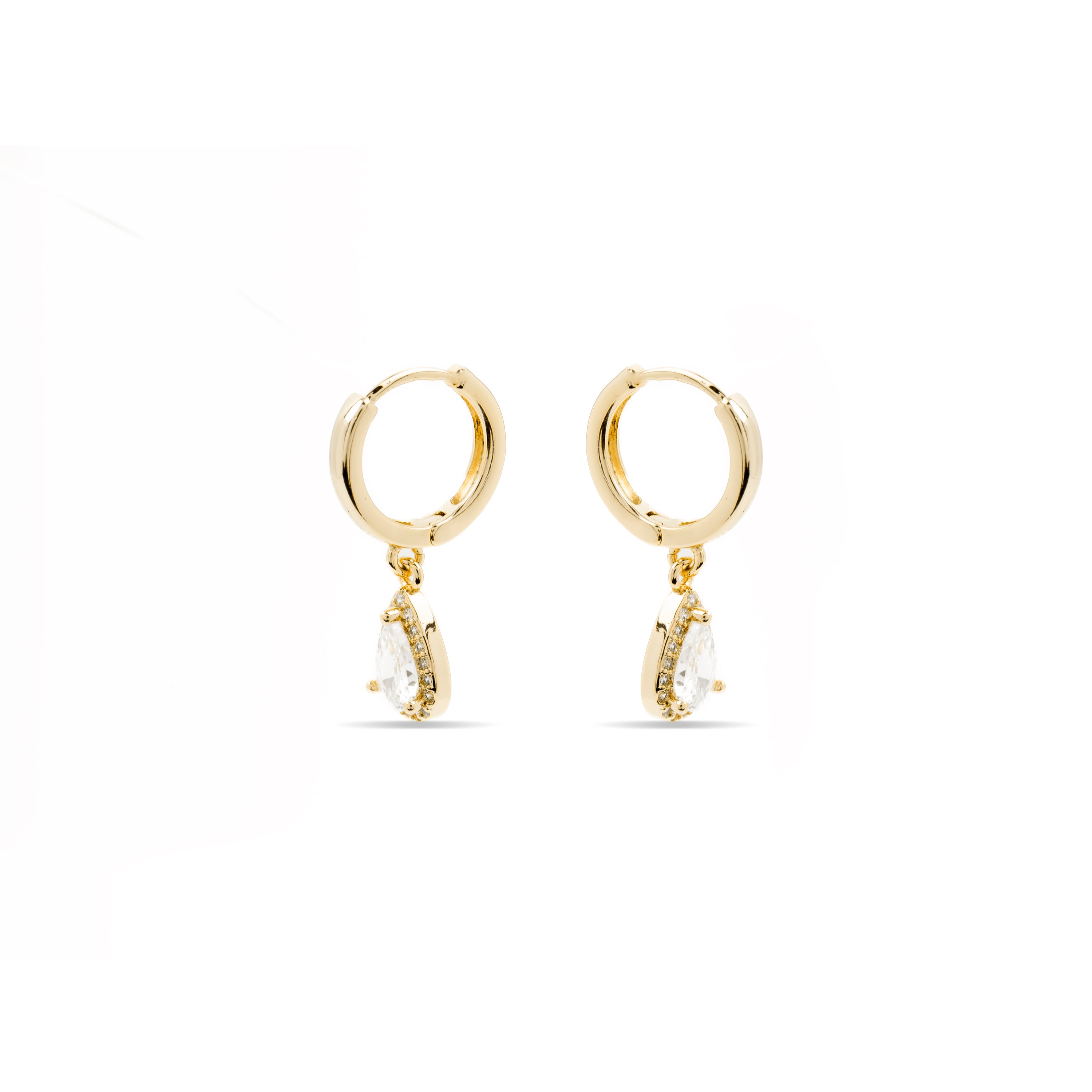 Pendientes Hade acabados en oro 18k