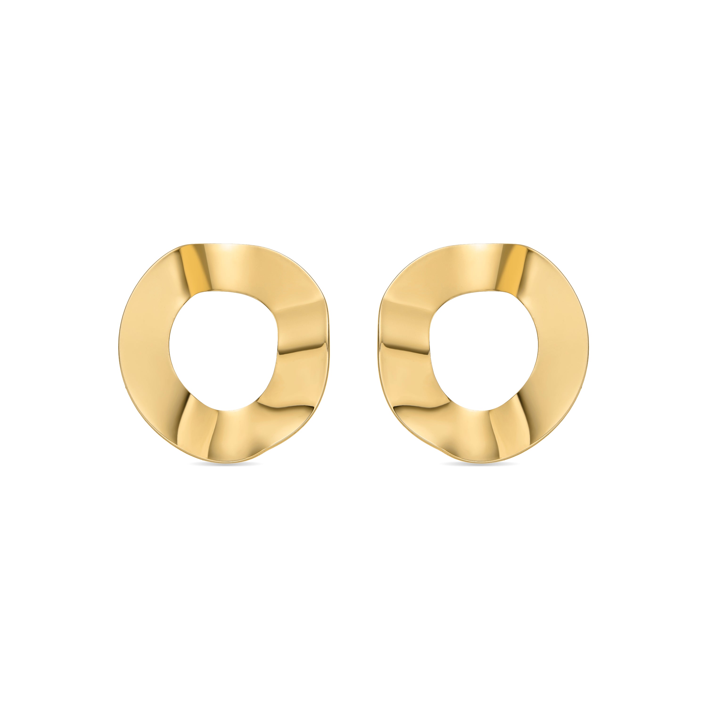 Pendientes acabado oro 18k - Shumi