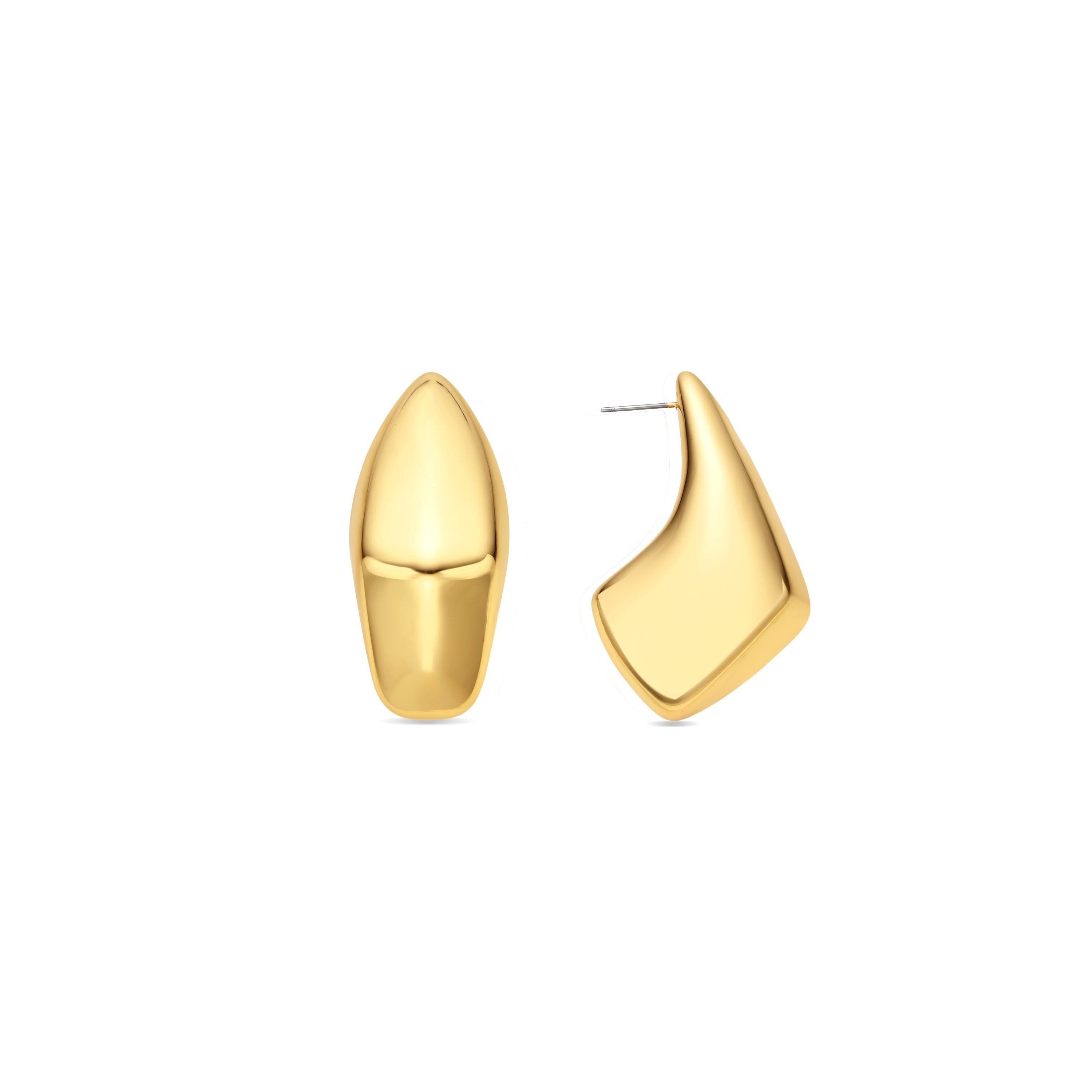 Boucles d'oreilles finition or jaune 18k - Hilga