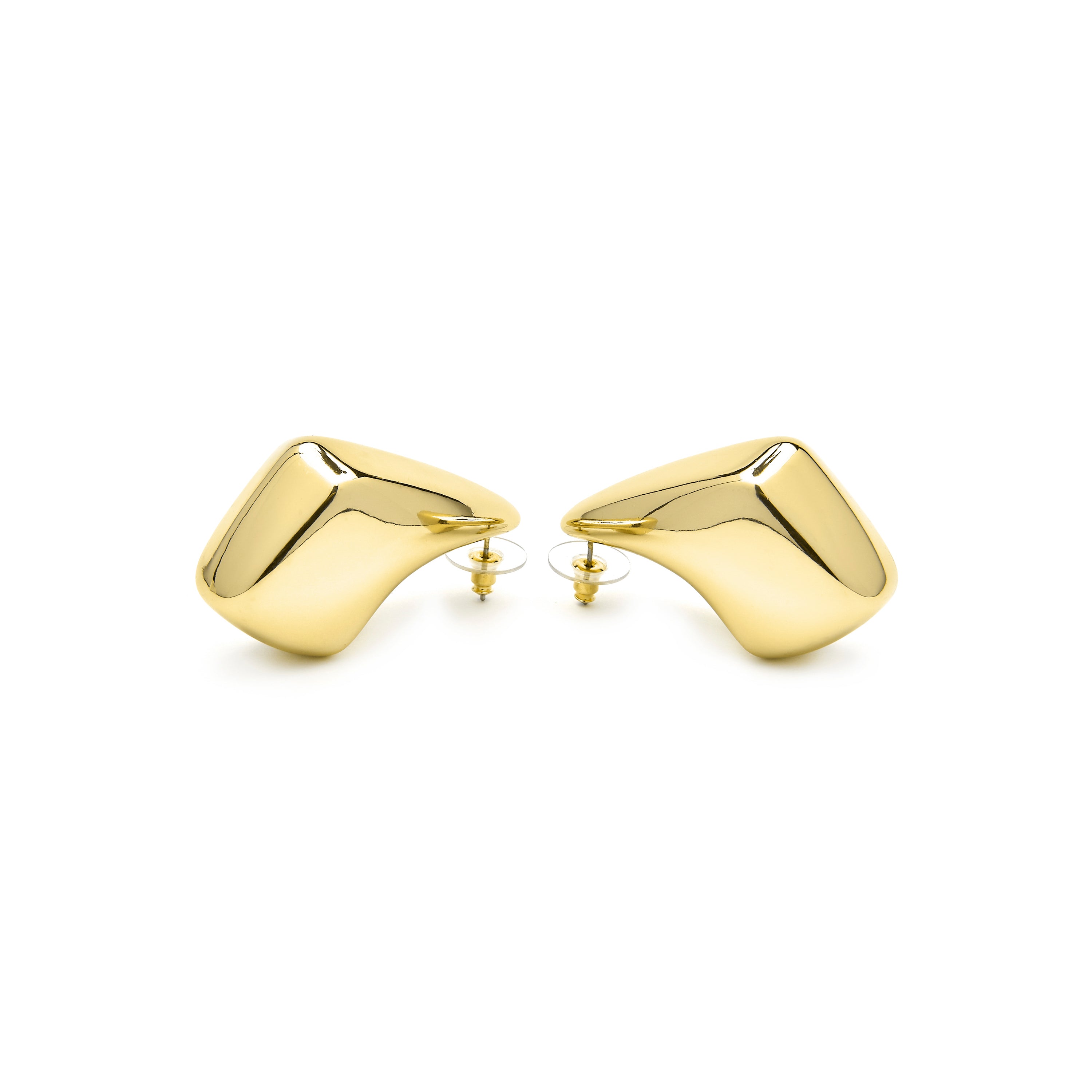 Boucles d'oreilles finition or jaune 18k - Hilga
