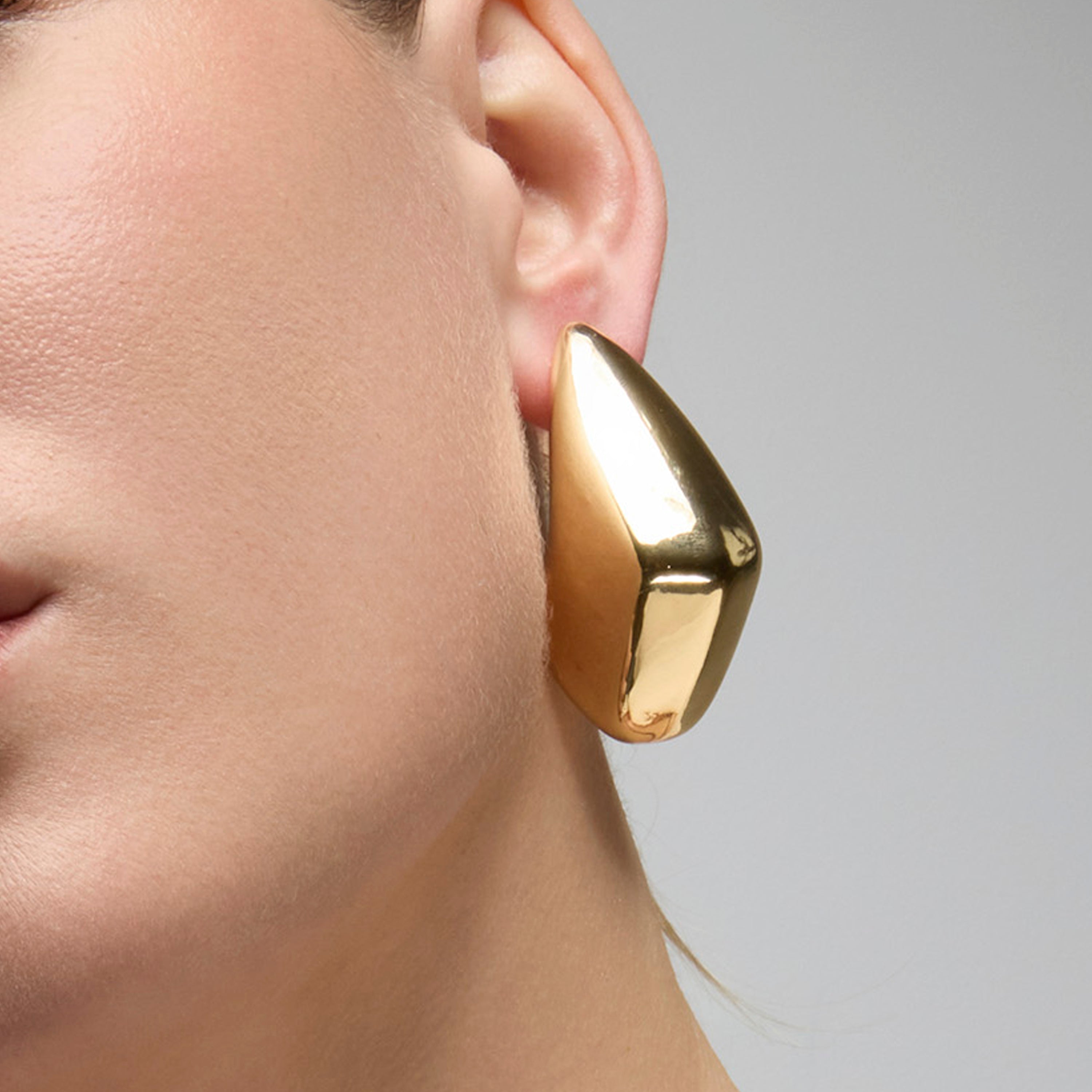 Boucles d'oreilles finition or jaune 18k - Hilga