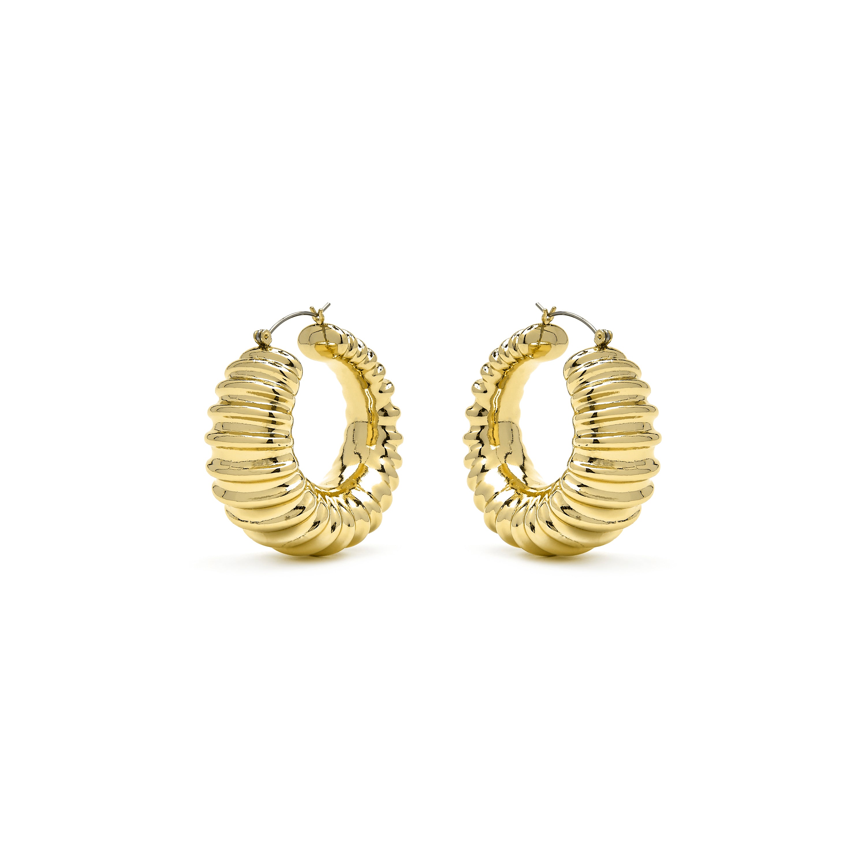 Pendientes acabado oro amarillo de 18k - Muewa