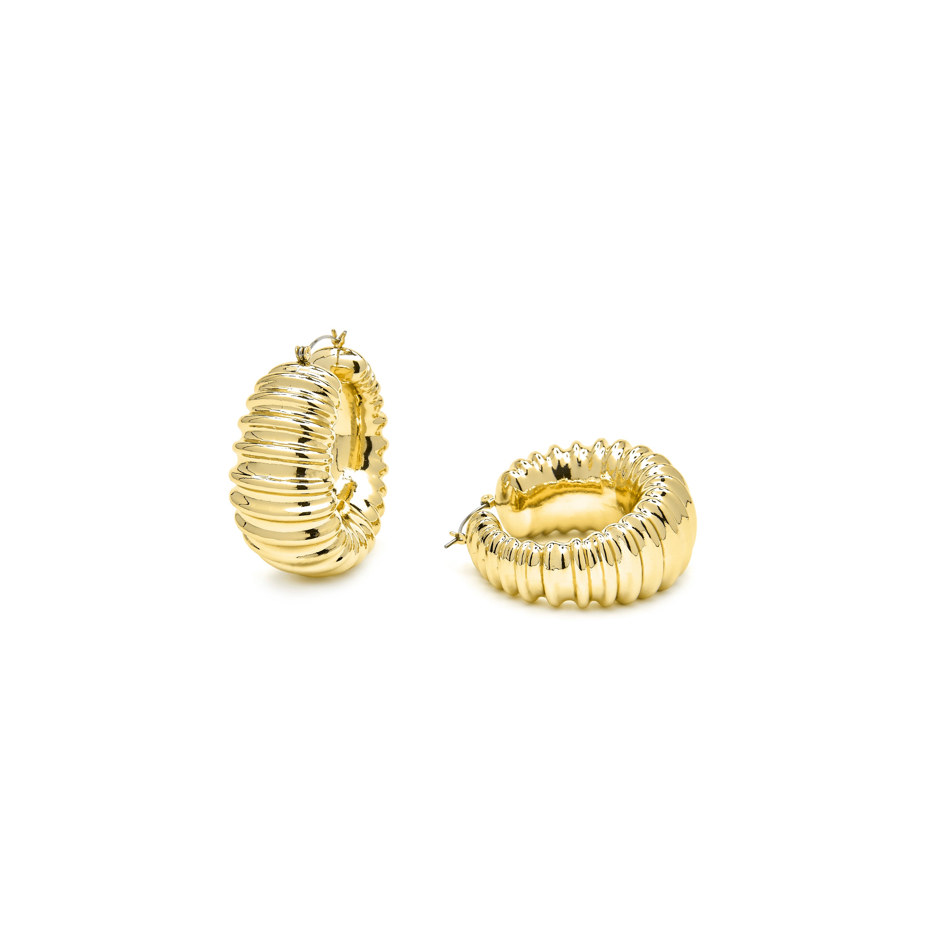Pendientes acabado oro amarillo de 18k - Muewa